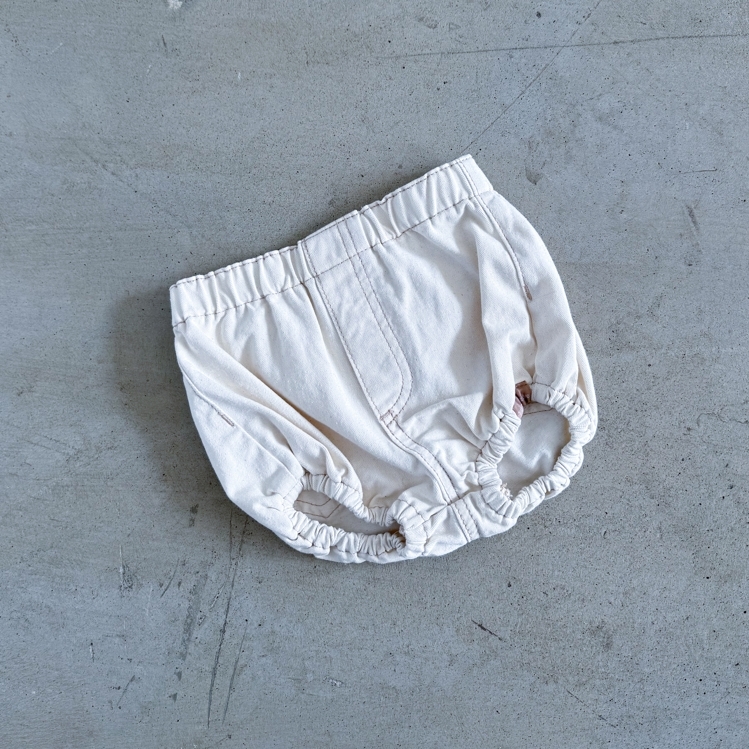 TWIN COLLECTIVE KIDS 牛仔泡泡褲 Blondie Bloomer - New Natural