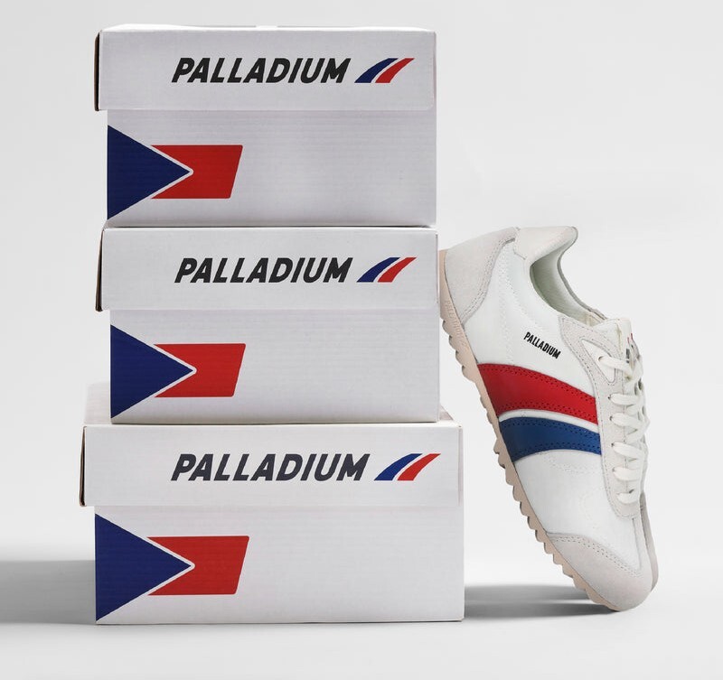 女鞋 PALLADIUM PALLARACER STRAP 法國白 天空藍 薄荷綠 白色 薄底 輕盈 尼龍 麂皮 復古 運動鞋【94644】