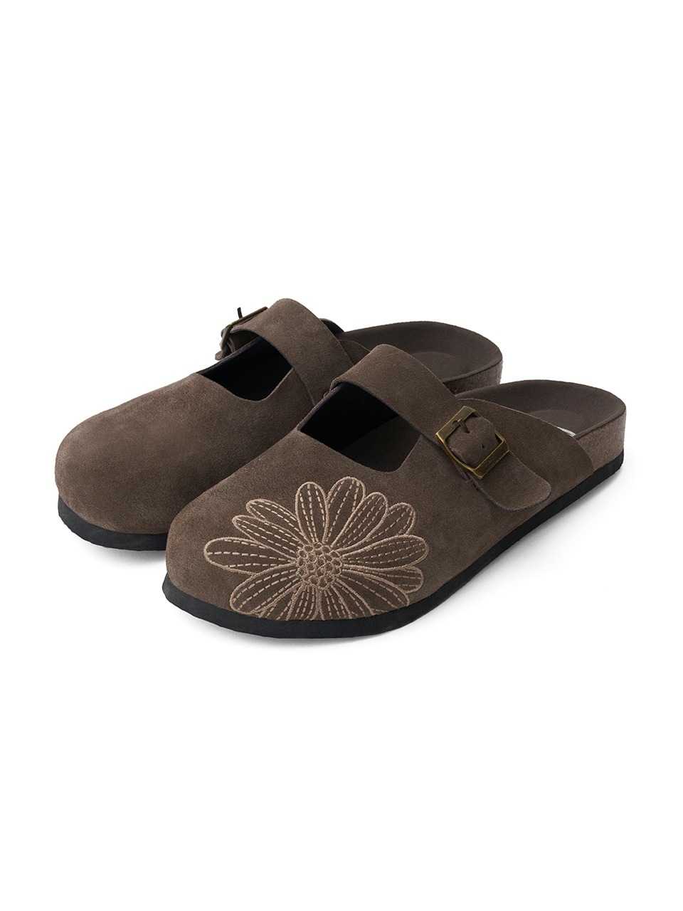 Mardi Mercredi CLASSIQUE MARYJANE SUEDE MULE