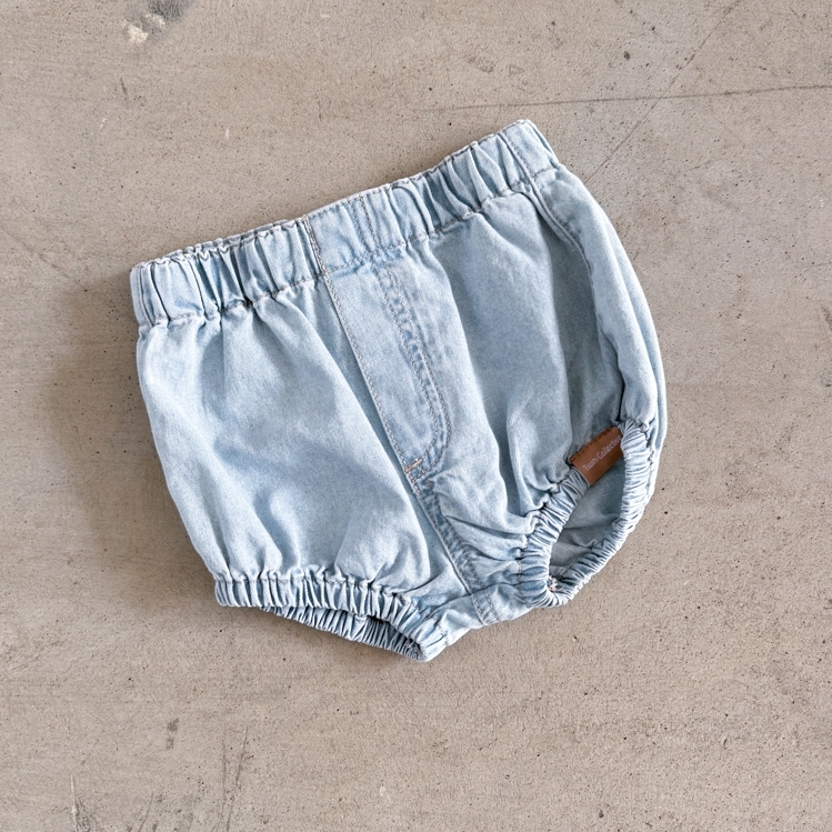TWIN COLLECTIVE KIDS 牛仔泡泡褲 Blondie Bloomer - Blue Heaven