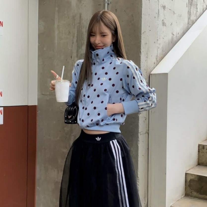 ADIDAS ORIGINALS 波點 緞面 短板外套 復古 愛迪達 SATIN POLKA SOTS 兩色 KV1167/KV1165
