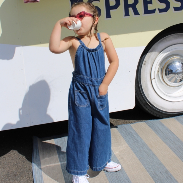 TWIN COLLECTIVE KIDS  綁帶連身褲 Jane Jumpsuit - Sweet Blue