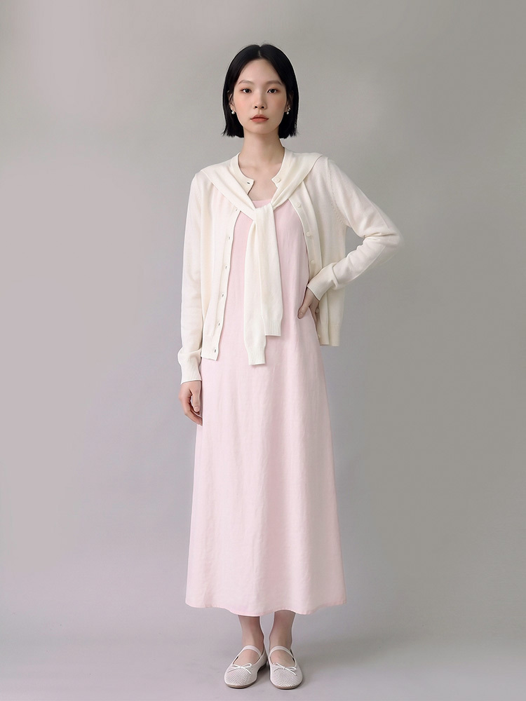 OH！HER 法式滑順可調肩帶長洋