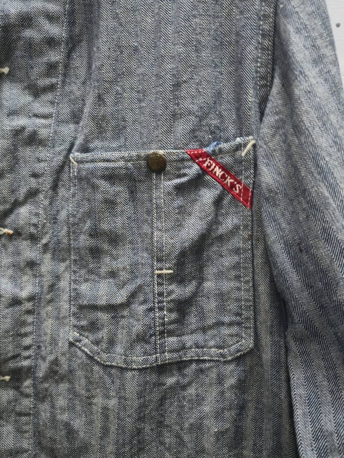 40’s FINCK’S HBT CHORE JACKET