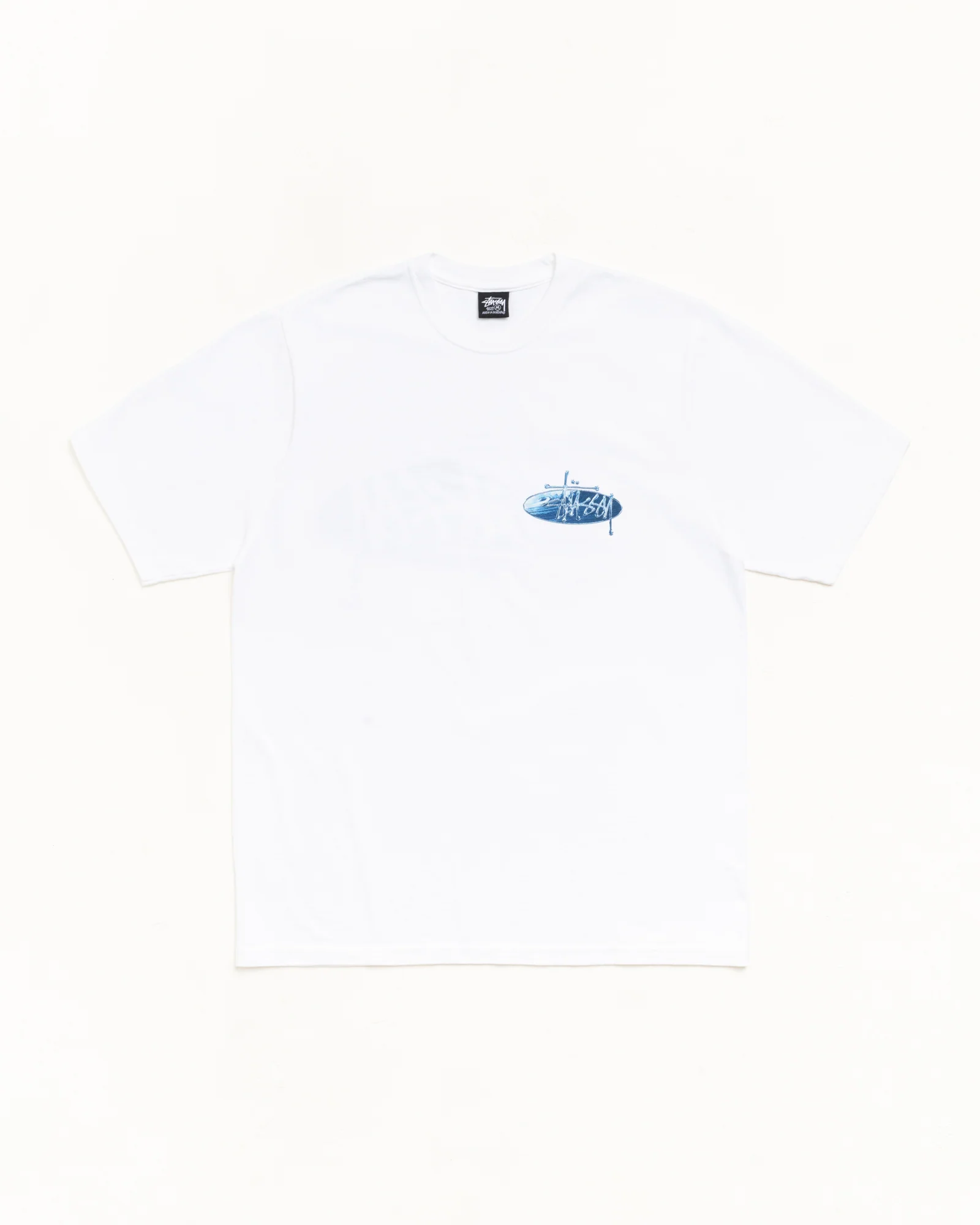 Stussy Wave Oval Tee - White