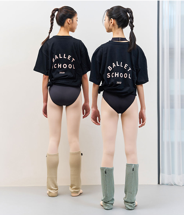 韓國eflora【EB-EF1303  Ballet School 寬版T恤】