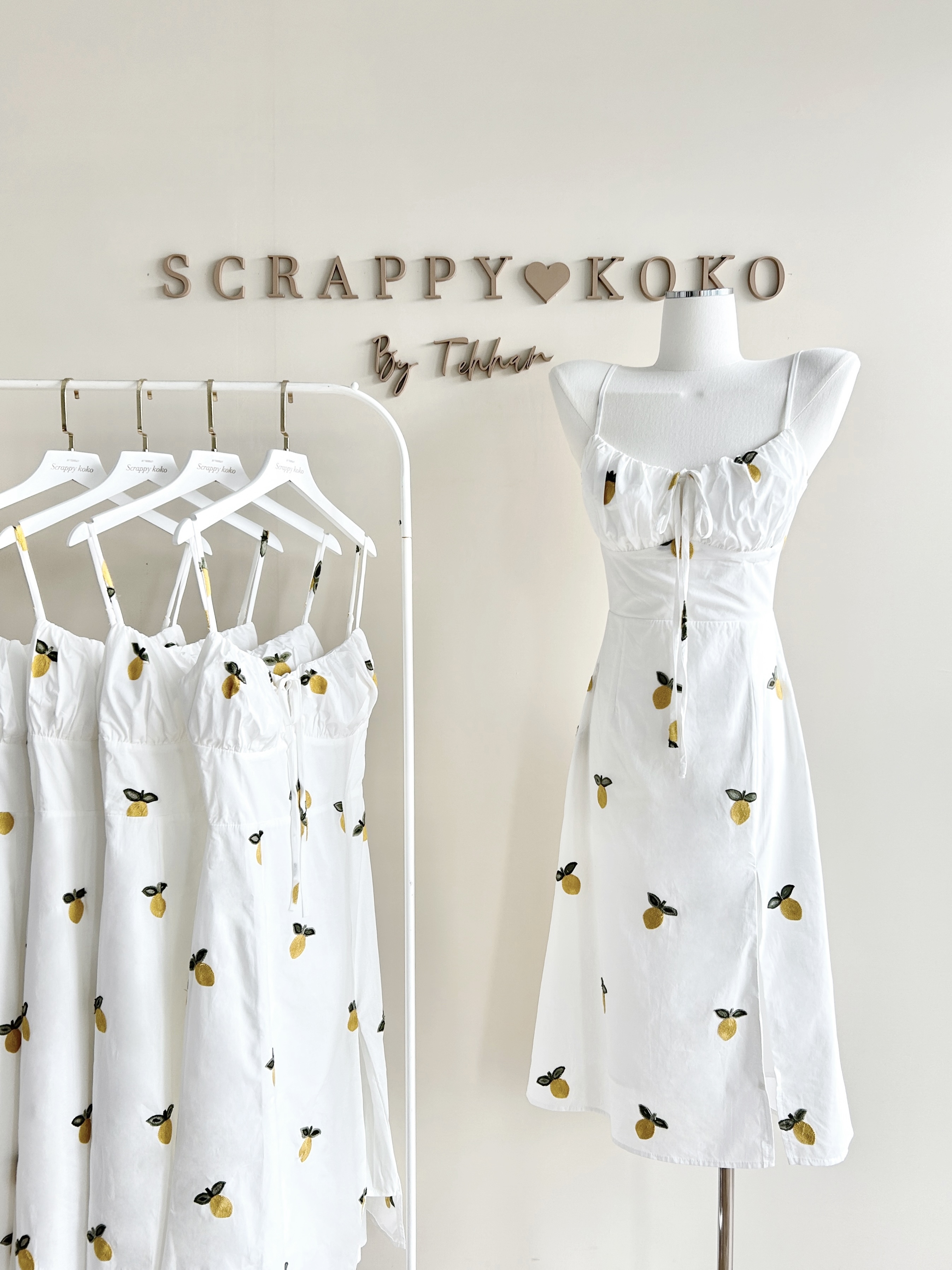 Lemon tea dress