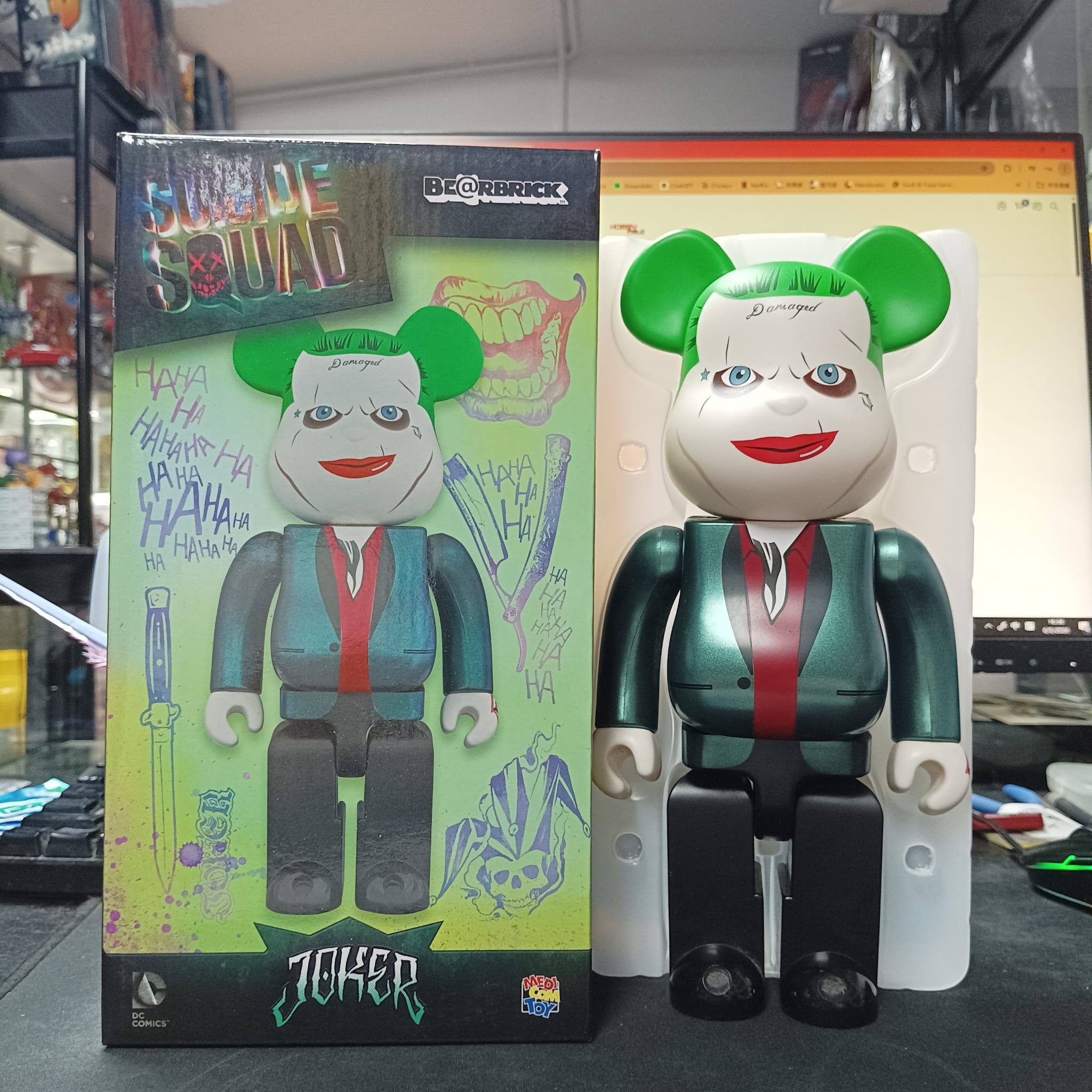 寄賣-Medicom BE@RBRICK Suicide Squad Joker 400％