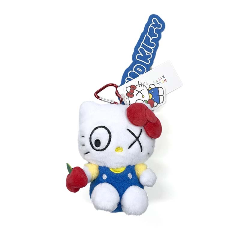 Hello Kitty X Andre Saraiva系列 坐姿 手繩扣 毛絨掛件 掛飾 吊飾 SN26004 [台灣現貨]