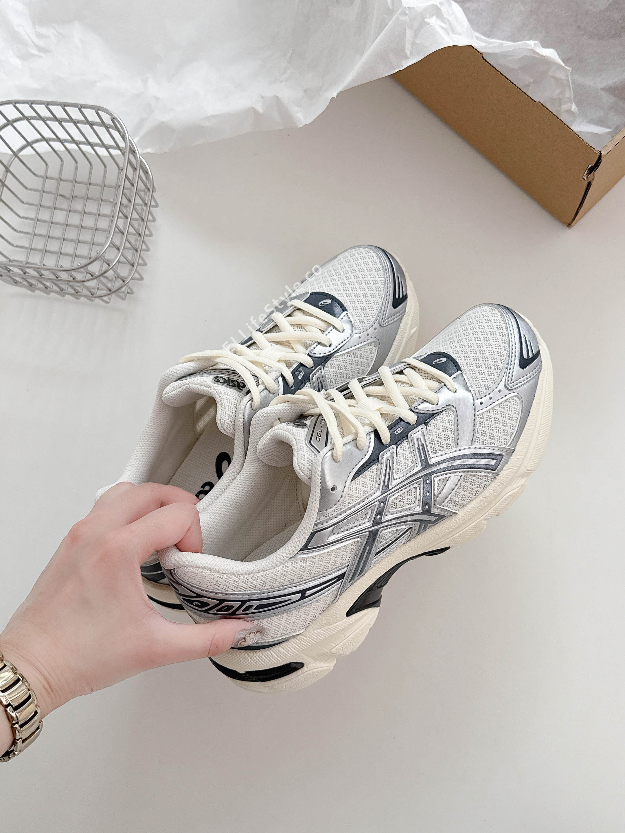 ASICS GEL-1130 CREAM CARRIER GREY 奶油黑灰銀 復古灰 灰色 米白 男女鞋 1203A899-101 / 調貨