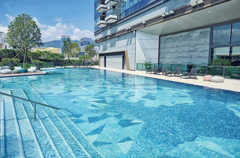 Twin Victoria,swimming pool,glass mosaic,topworlds