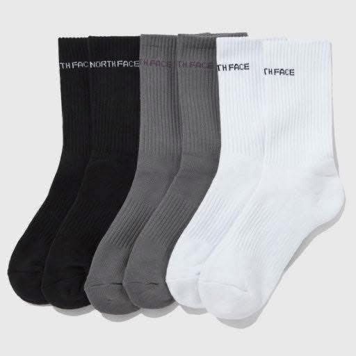 韓國限定款 The North Face (TNF)  中筒襪組