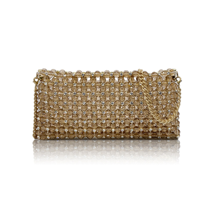 1PO0506-827 [PALERA MILANO] Jean's Selection - Siracusa Champagne Gold Hardware 100cm #BGSIRA-C10DBA (EU)