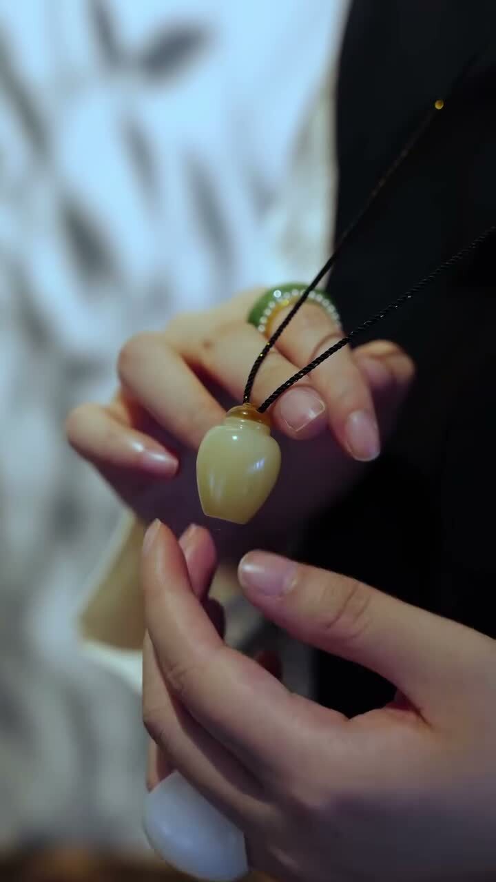 和田玉吊墜,天然和田玉軟玉