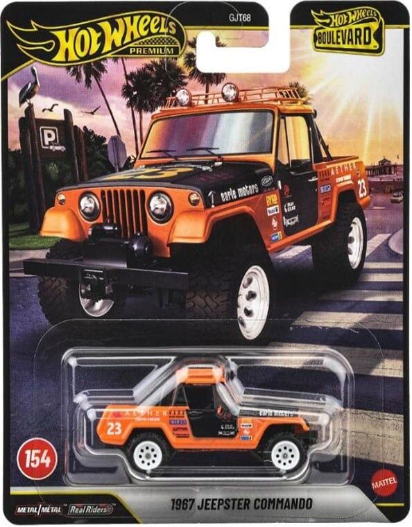 預購26/07 Hot wheels 代理版 林蔭大道 1967 Jeepster Commando