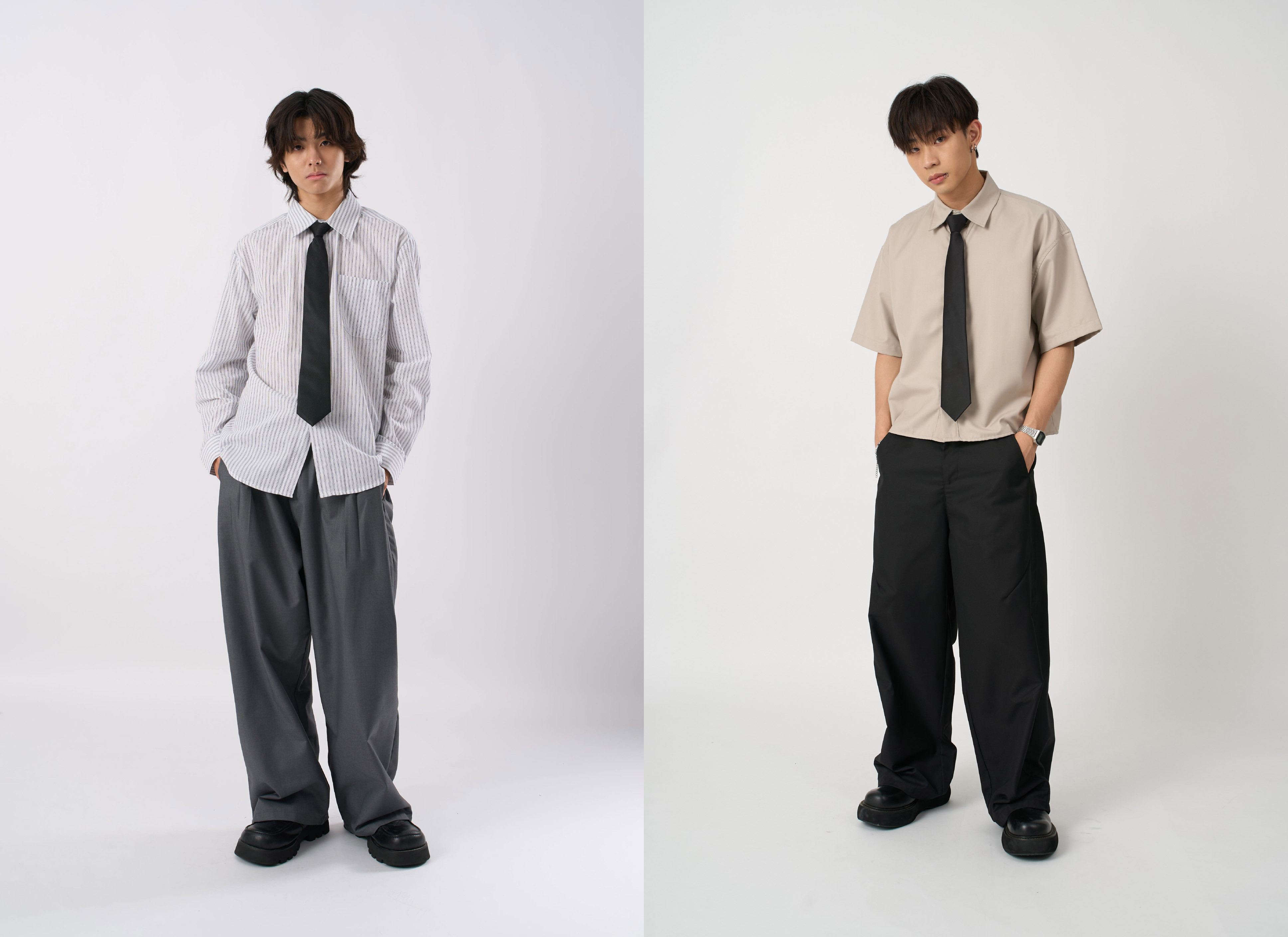 MOOS,韓系,襯衫,穿搭,韓國,男生穿搭,西裝褲,OOTD