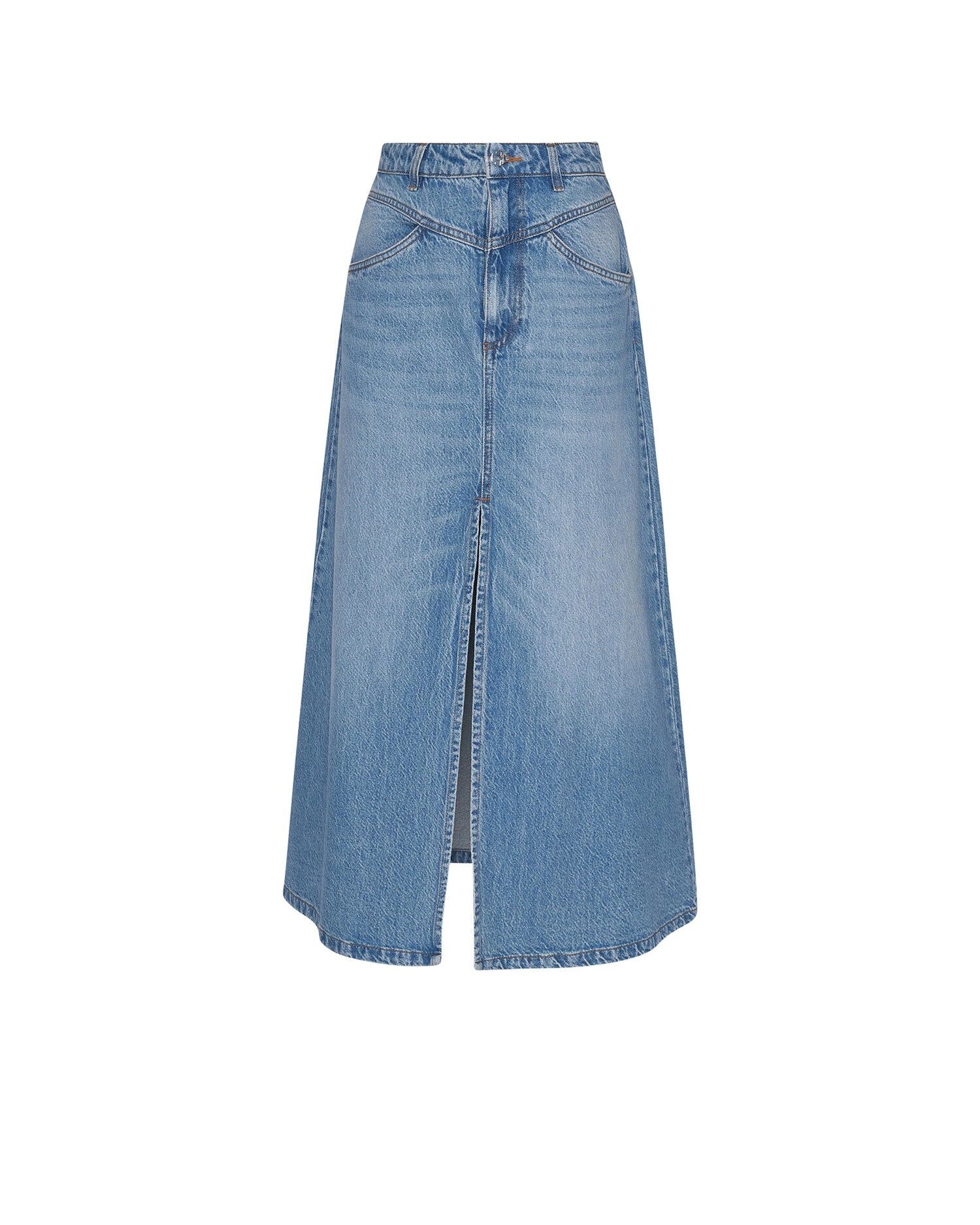 1SH0508-009 [SILVIAN HEACH] 裙子 牛仔 Kant(*) D.Blue Lig #GPP26024GO (EU)