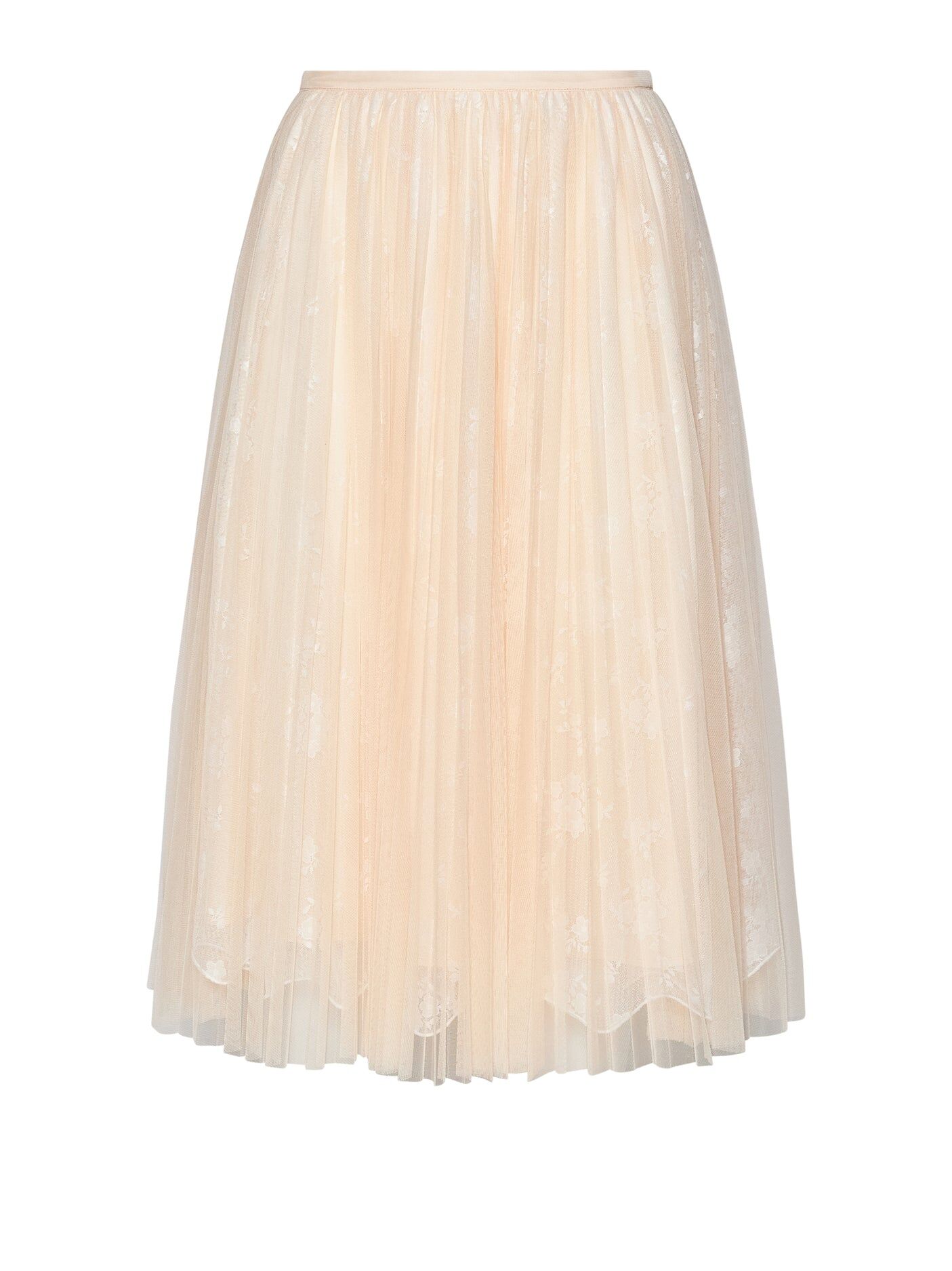 1SH0508-107 [SILVIAN HEACH] Midi Skirt Ajiki Pink Cream #GPP26286GO (EU)