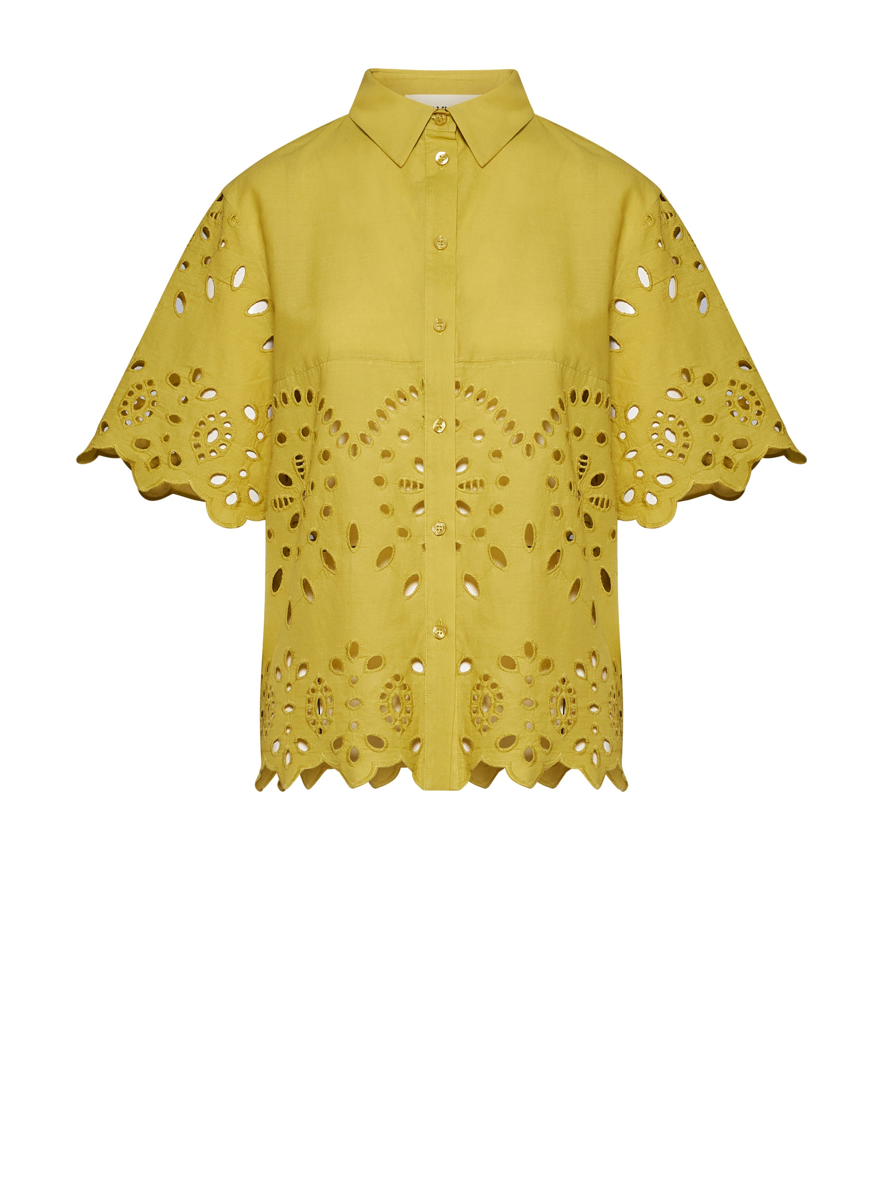 1SH0508-110 [SILVIAN HEACH] Shirt Darim Mango Mint #GPP26298CA (EU)