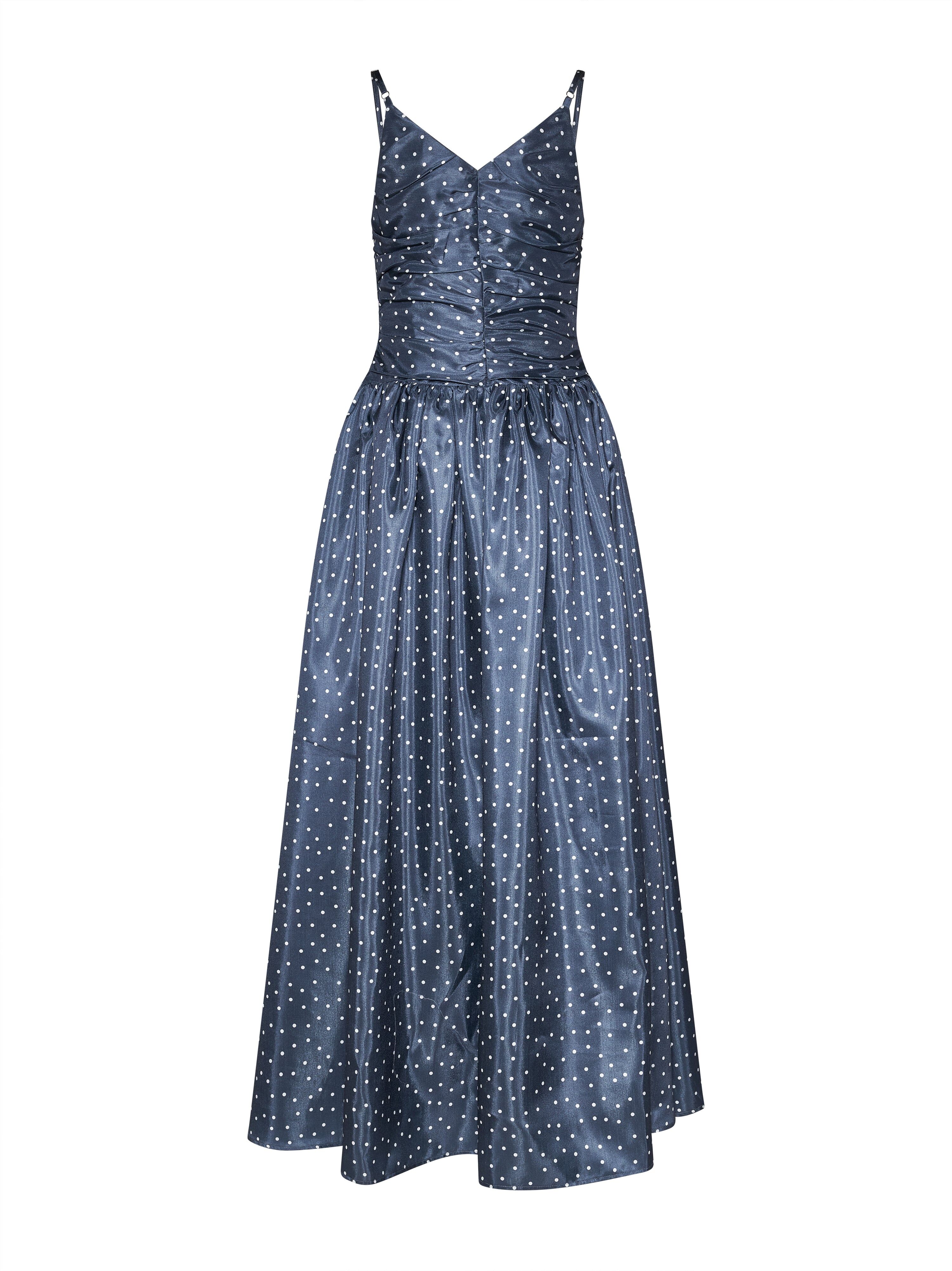 1SH0508-106 [SILVIAN HEACH] Long Dress Farin Pois Grey #GPP26279VE (EU)