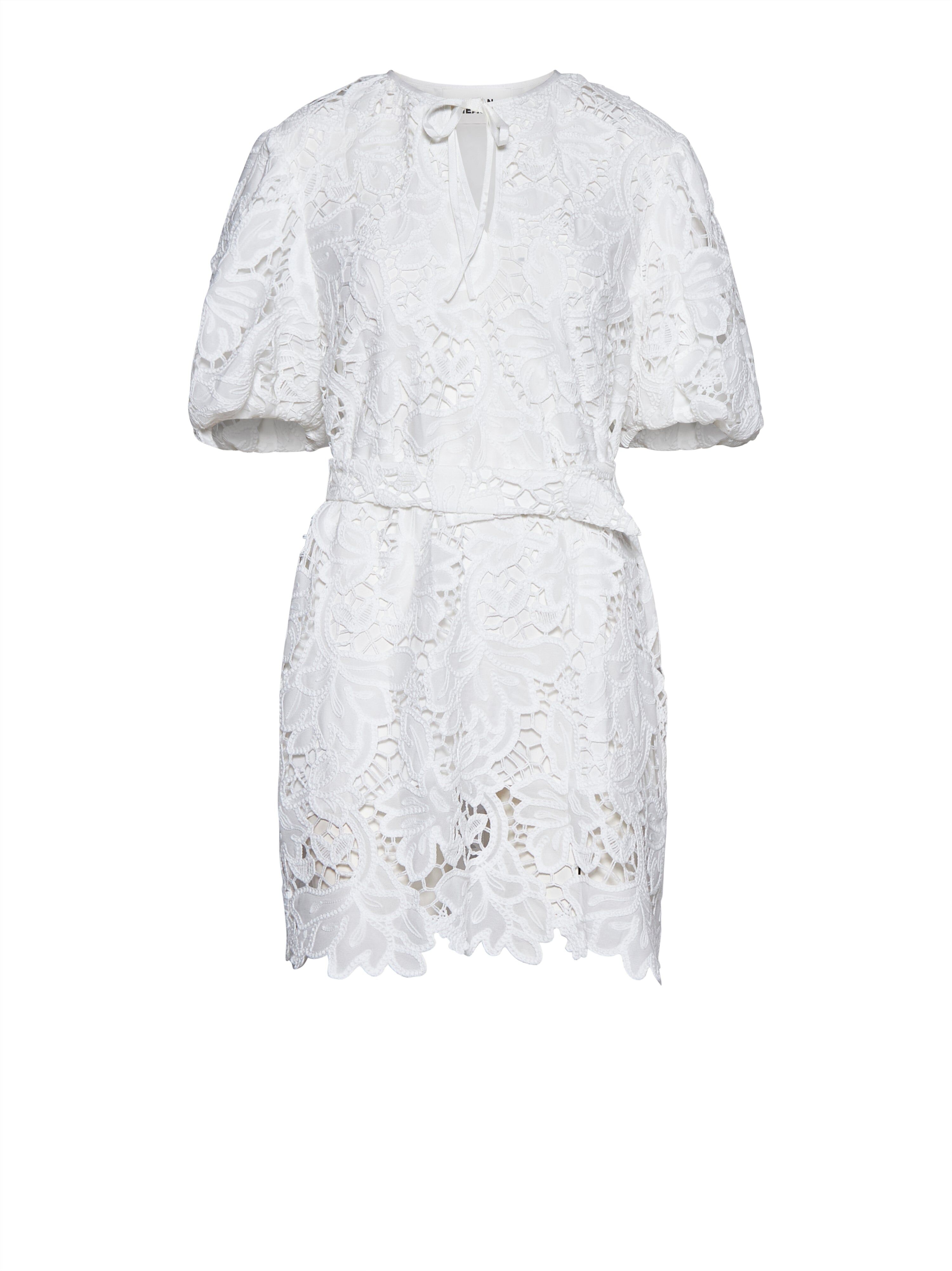 1SH0508-115 [SILVIAN HEACH] Short Dress Gaese White #GPP26327VE (EU)