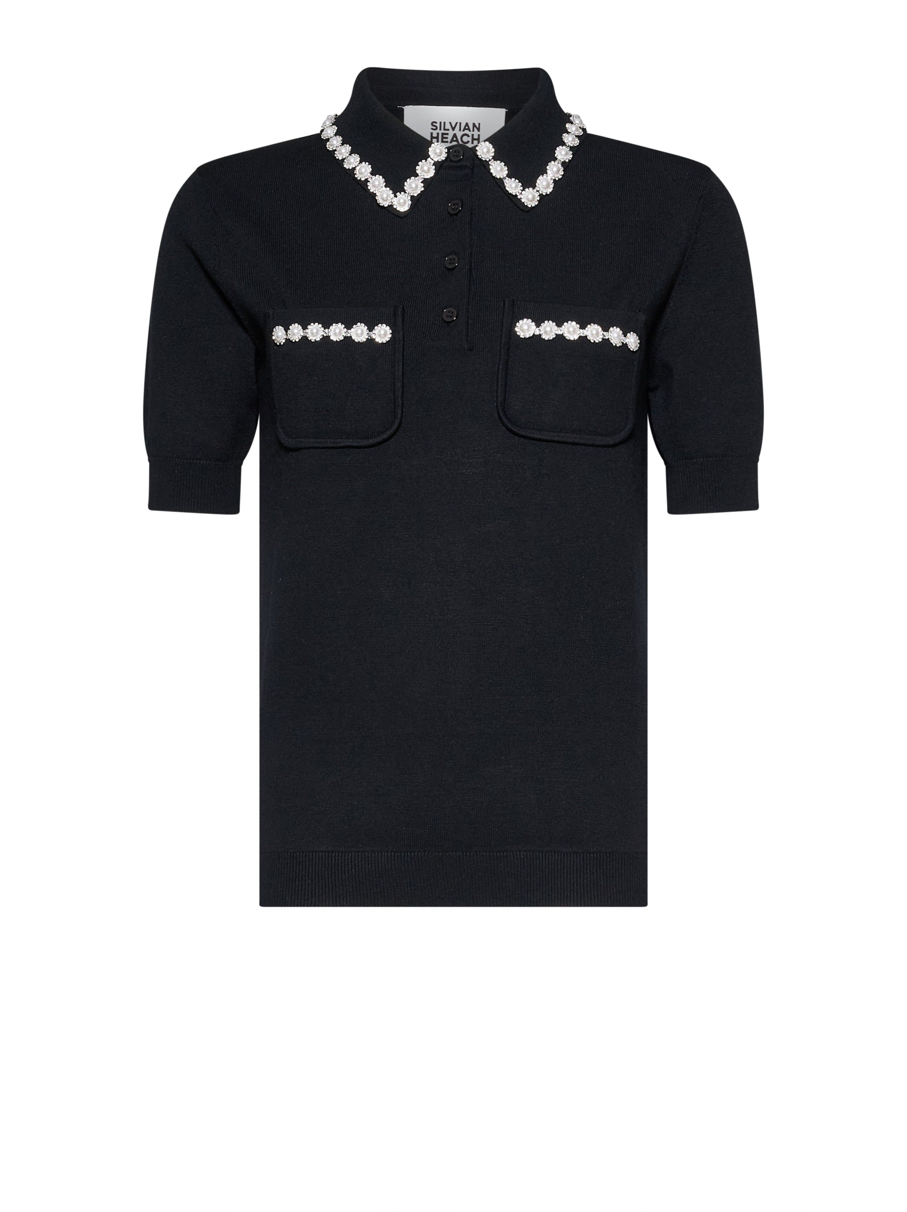 1SH0508-120 [SILVIAN HEACH] Polo Aroi 黑色 #GPP26357PO (EU)