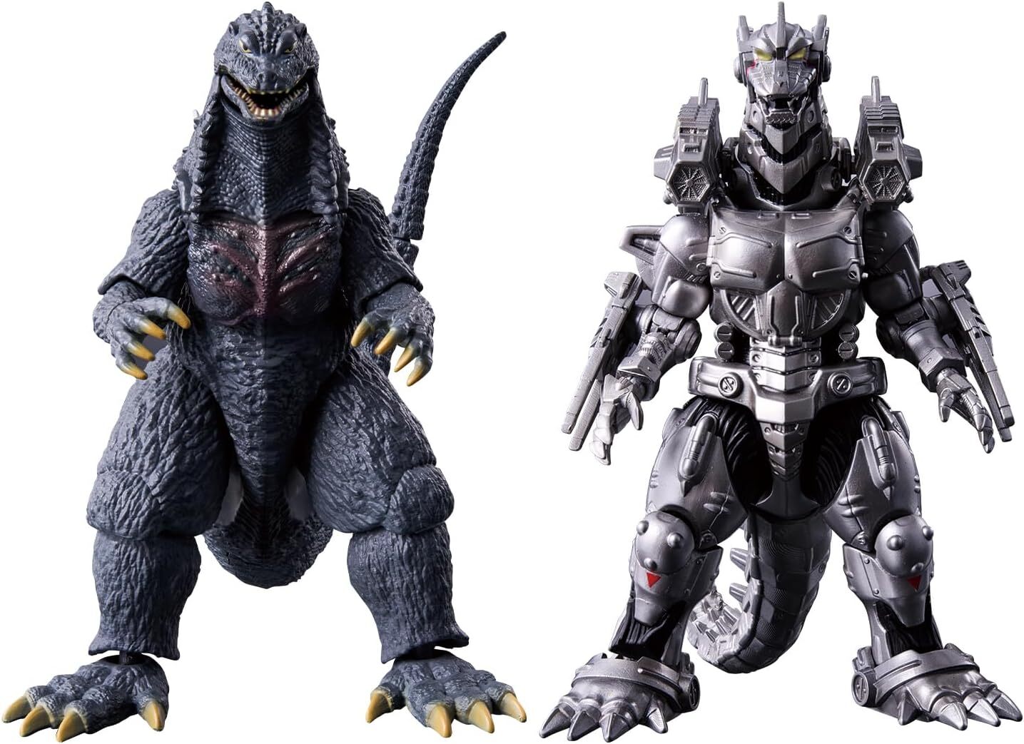 《 BANDAI 萬代 》代理版 哥吉拉可動公仔 哥吉拉(2003)&機械哥吉拉