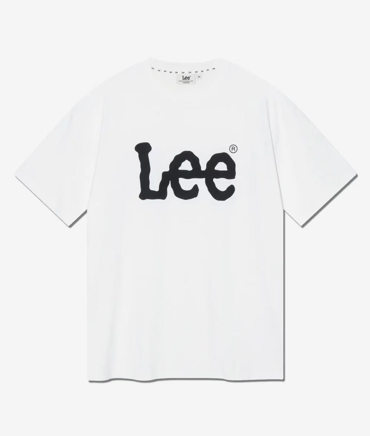 LEE 大LOGO 短T 短袖 白色 張凌赫同款 / 預購