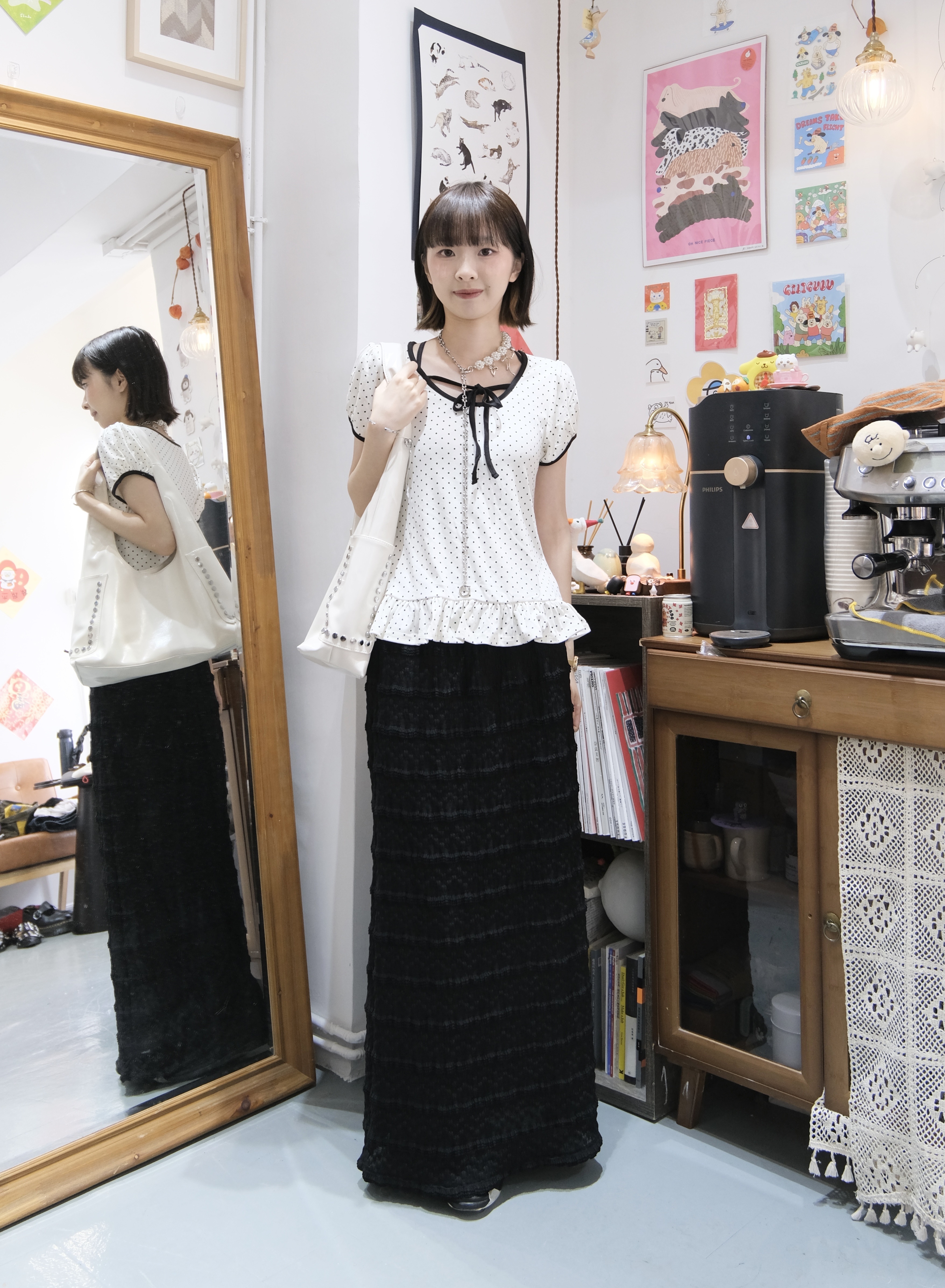 波點修身BOW TOP