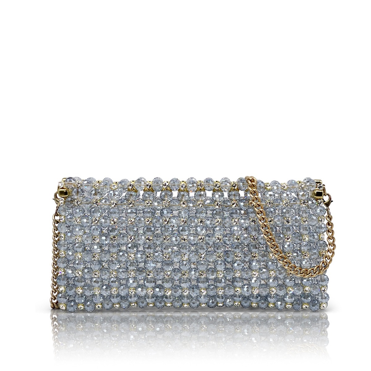 1PO0506-805 [PALERA MILANO] Jean's Selection - Siracusa Sliver Blue Gold Hardware 100cm #BGSIRA-C10DBA (EU)