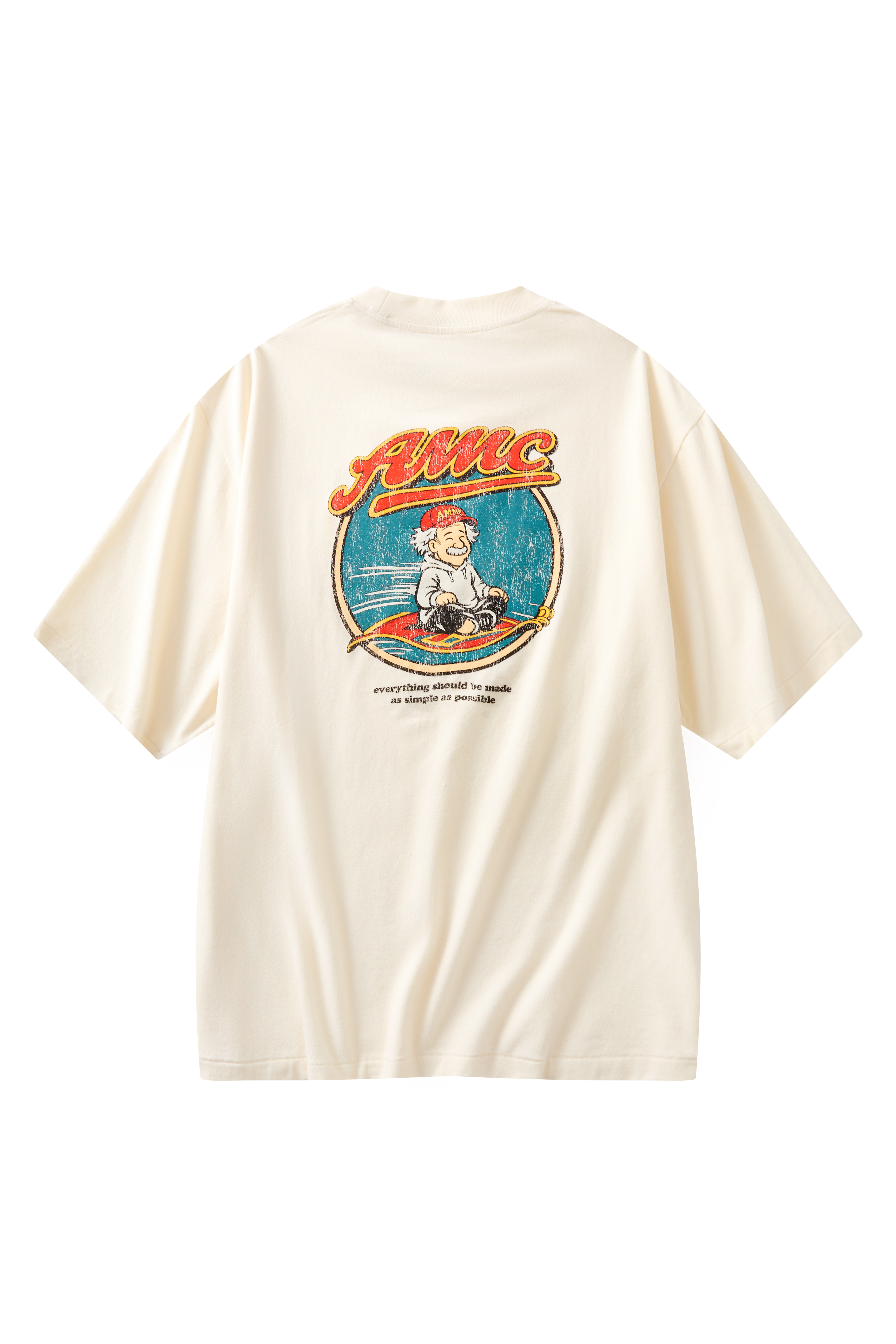 A MINIMAL CLUB LOGO TEE BEIGE  AM64TE08BG