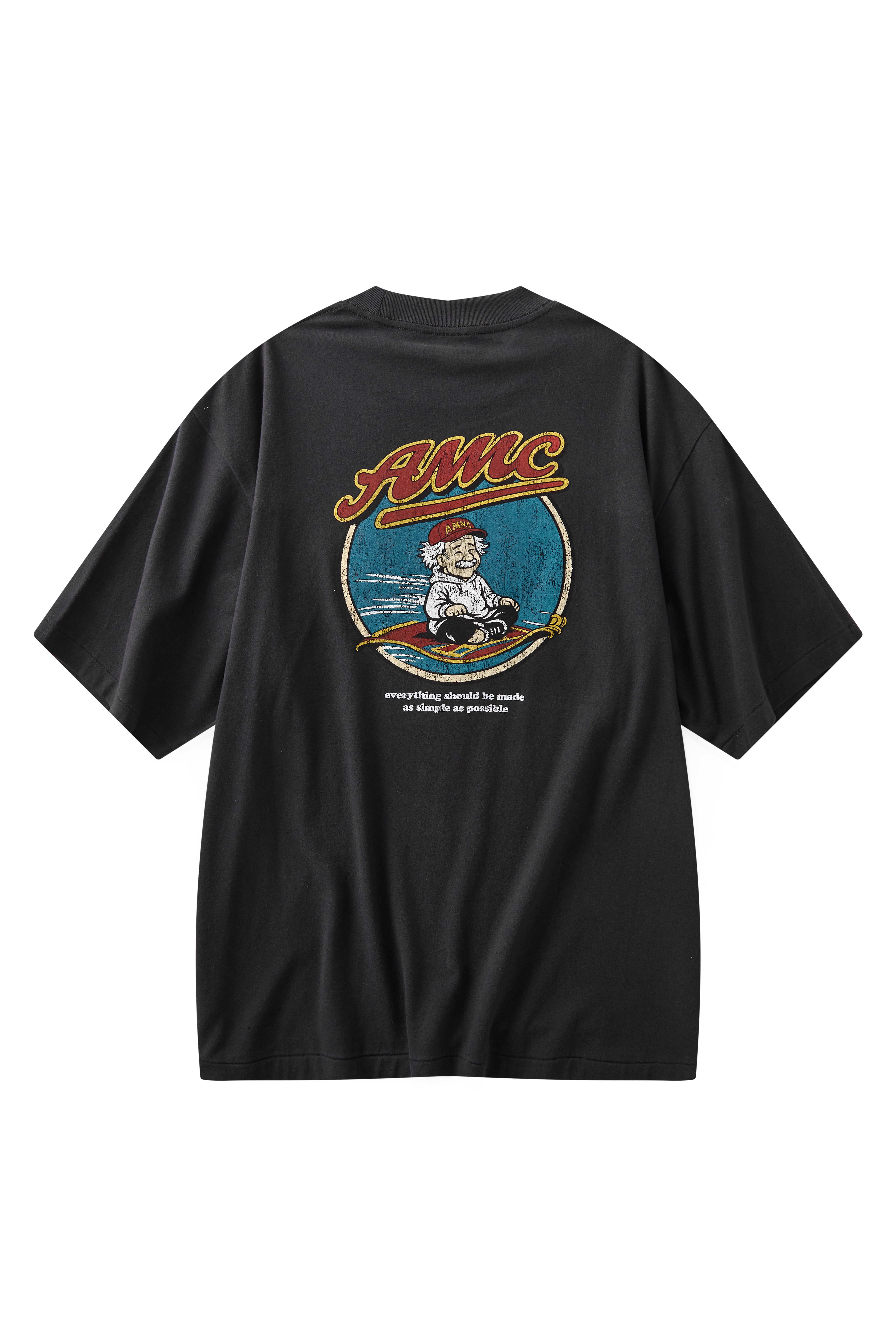 A MINIMAL CLUB LOGO TEE GREY  AM64TE08GY