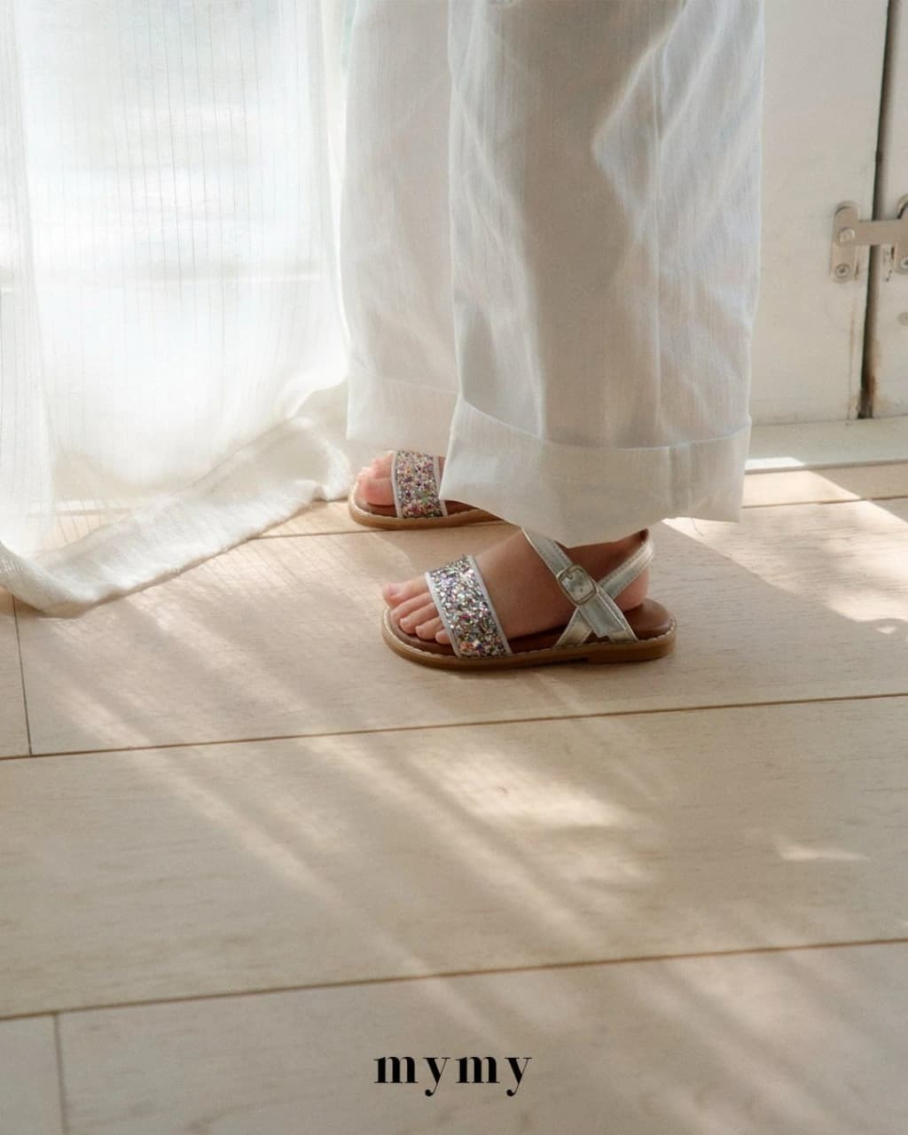 正韓夏Mysocks 兩色閃亮亮涼鞋