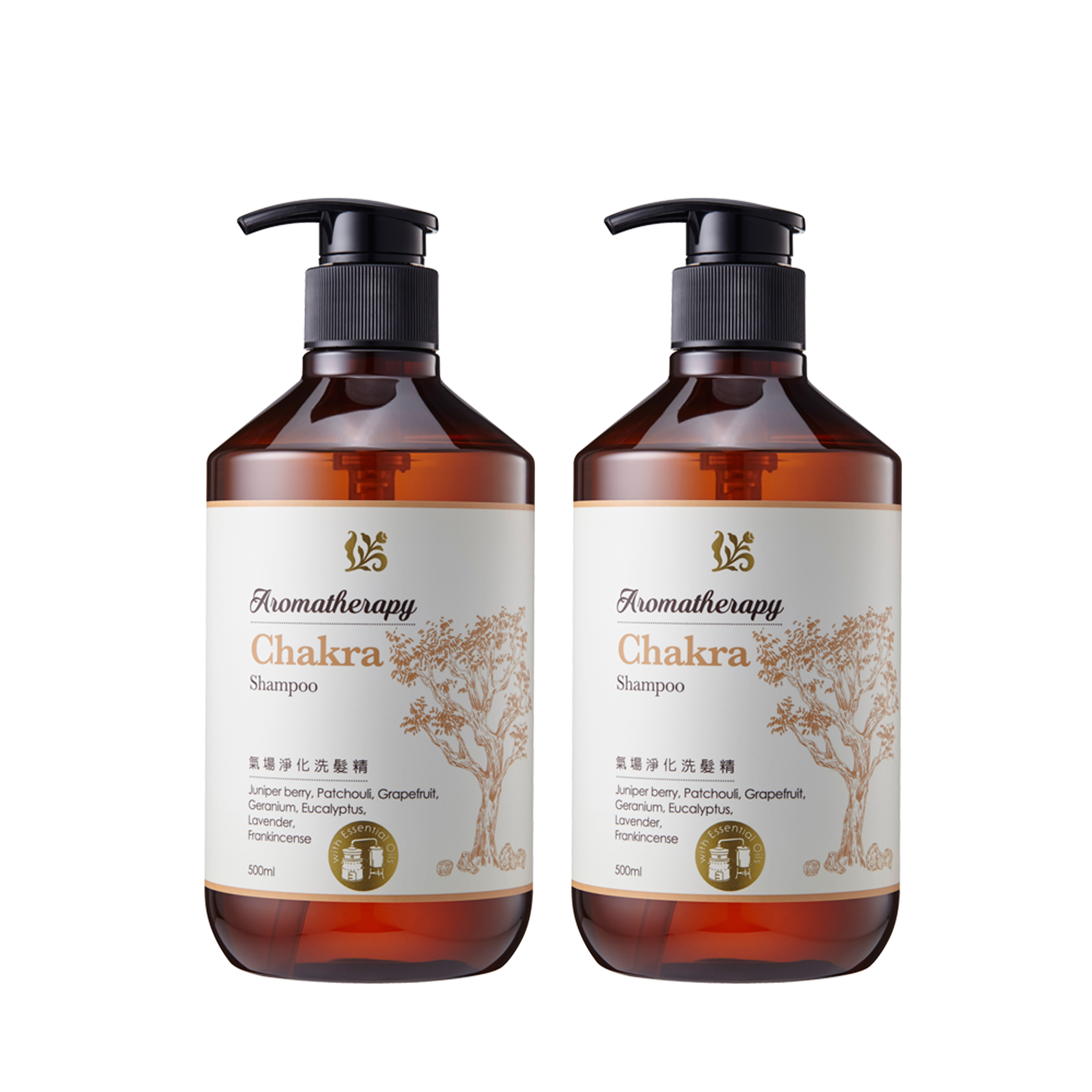氣場淨化洗髮精500ML 2瓶
