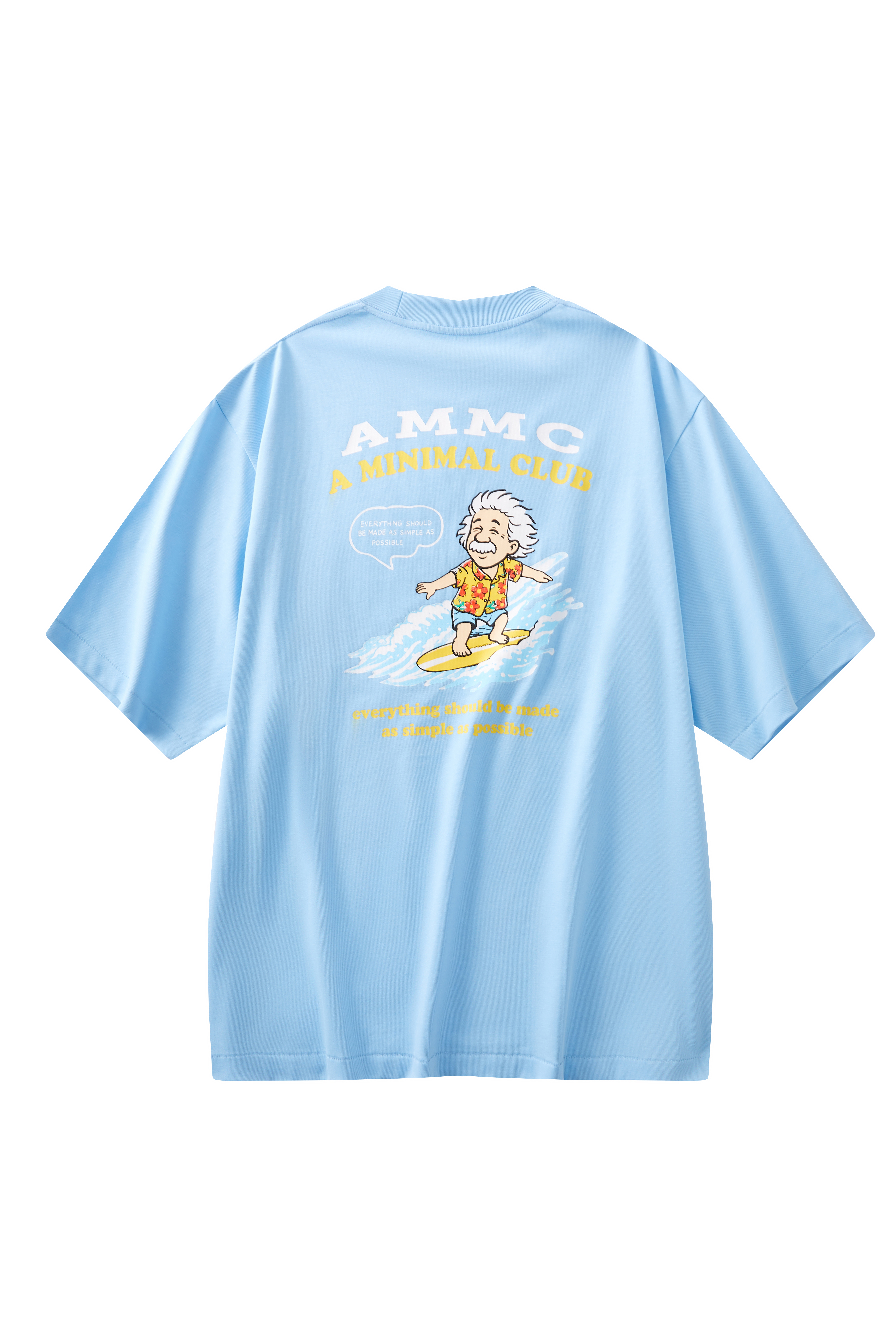 A MINIMAL CLUB LOGO TEE BLUE  AM64TE10BU
