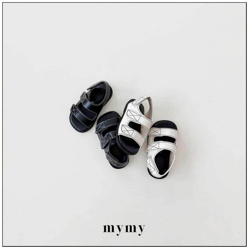 正韓夏Mysocks 兩色縫線感涼鞋