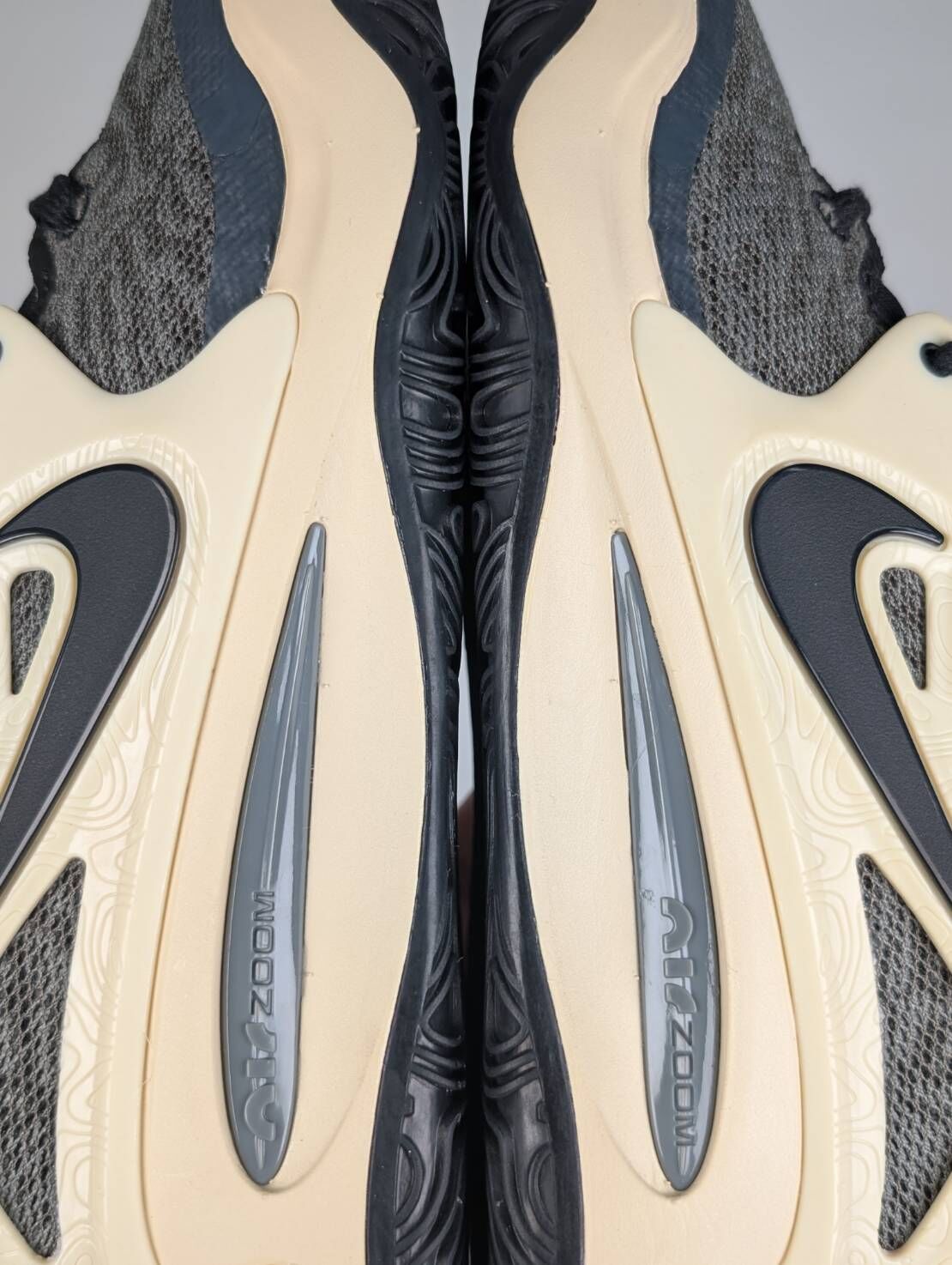 微瑕疵-左腳泛黃 FN8009-001/10 NIKE KD15 EP "SMOKE GREY" 實戰籃球鞋 米黑 男鞋