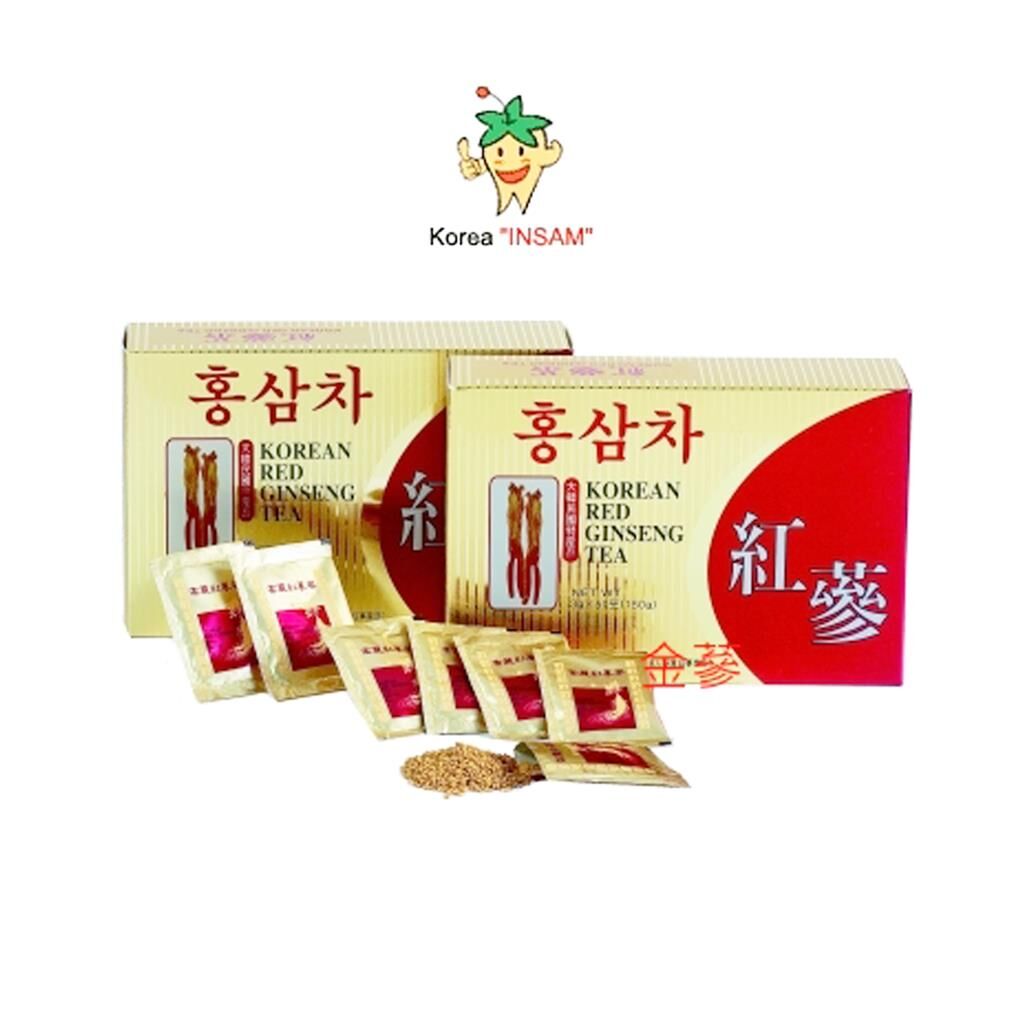 金蔘六年根高麗紅蔘茶3g*50包*2盒