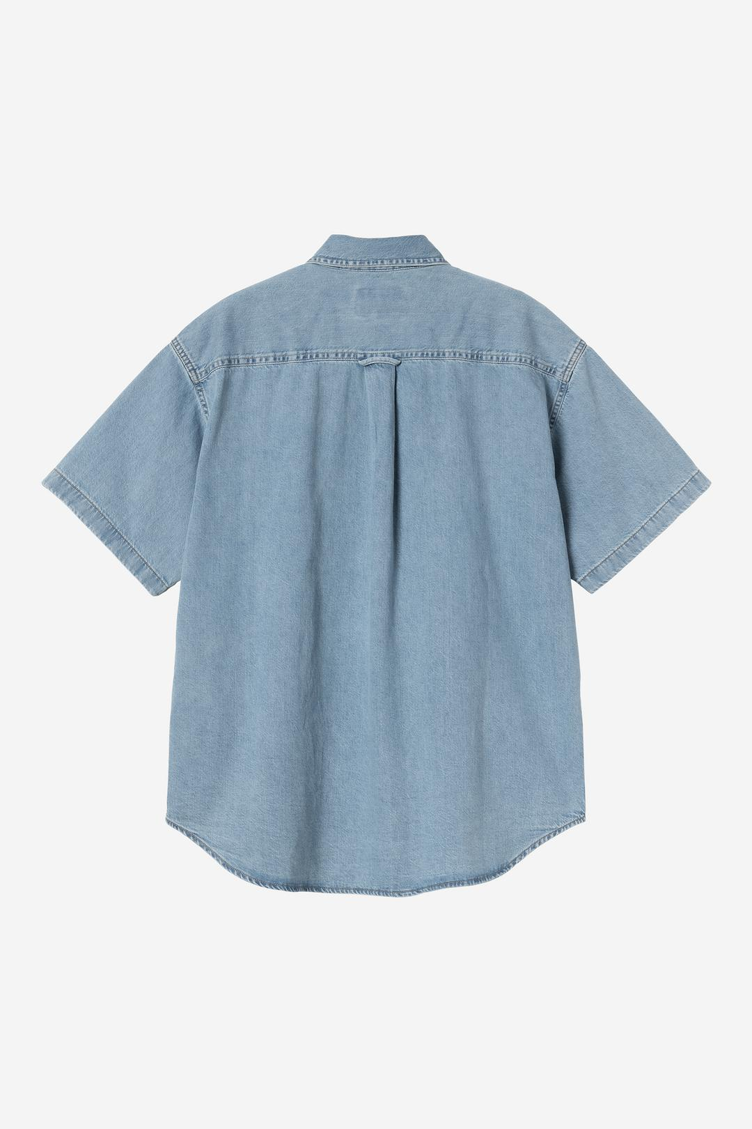 2026SS CARHARTT WIP S/S Lucas Shirt 石洗 牛仔 丹寧 短袖 襯衫 現貨 I034575