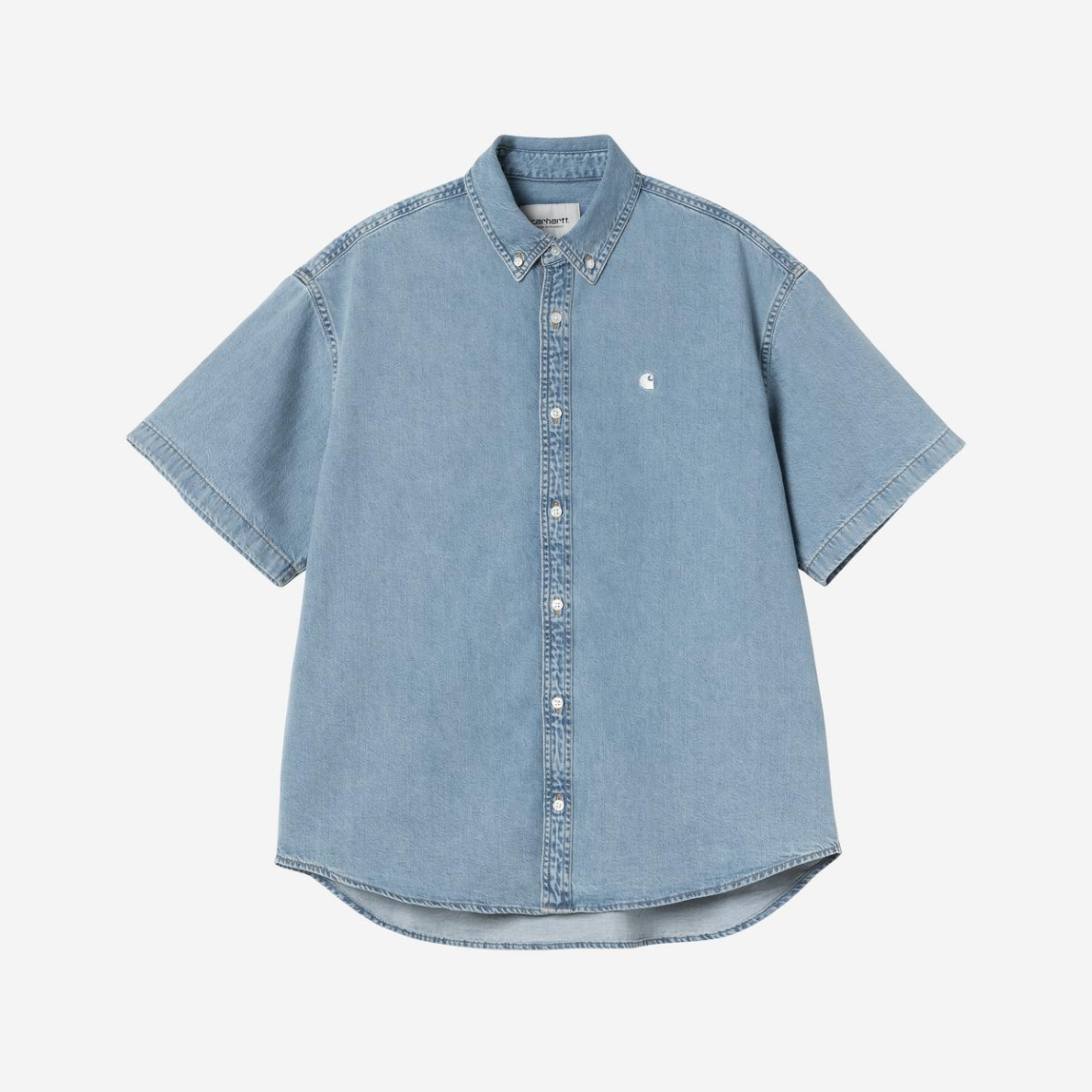 2026SS CARHARTT WIP S/S Lucas Shirt 石洗 牛仔 丹寧 短袖 襯衫 現貨 I034575