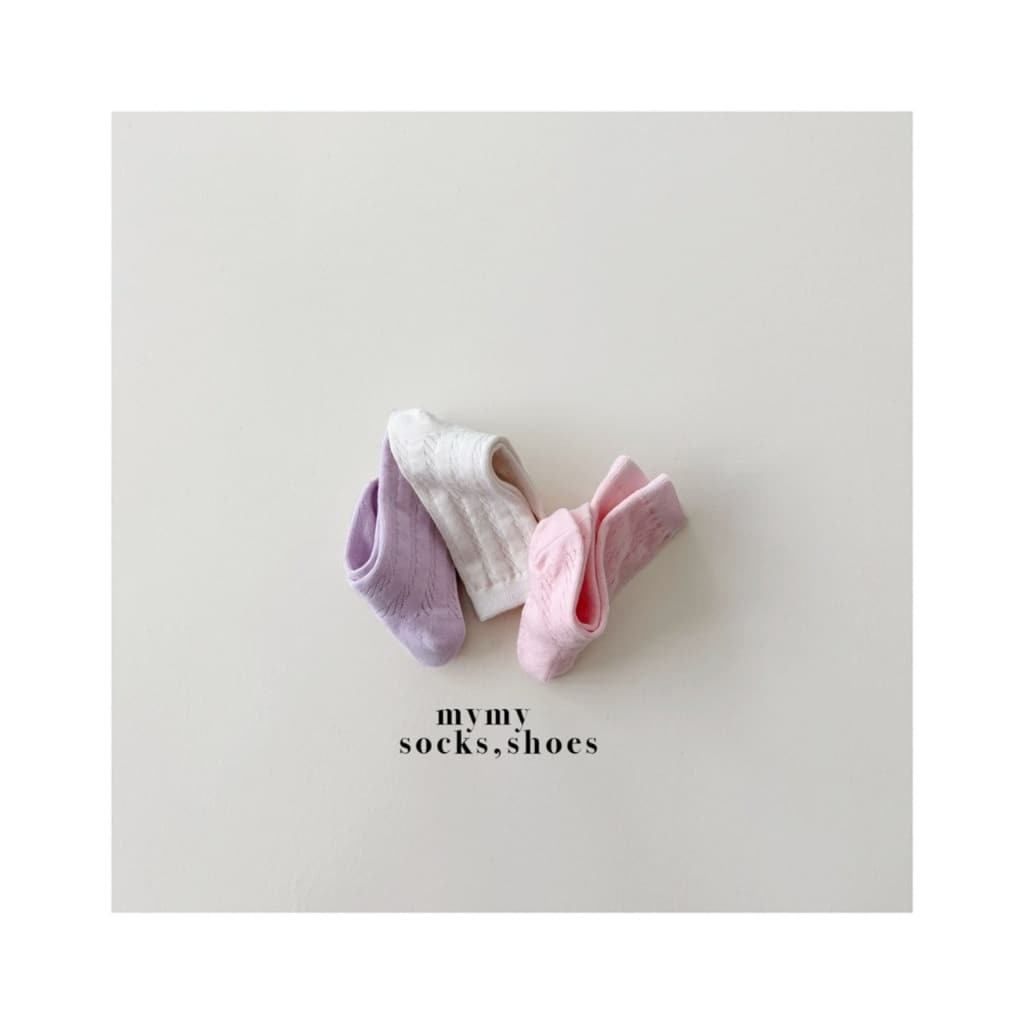 正韓夏Mysocks  粉嫩色系襪