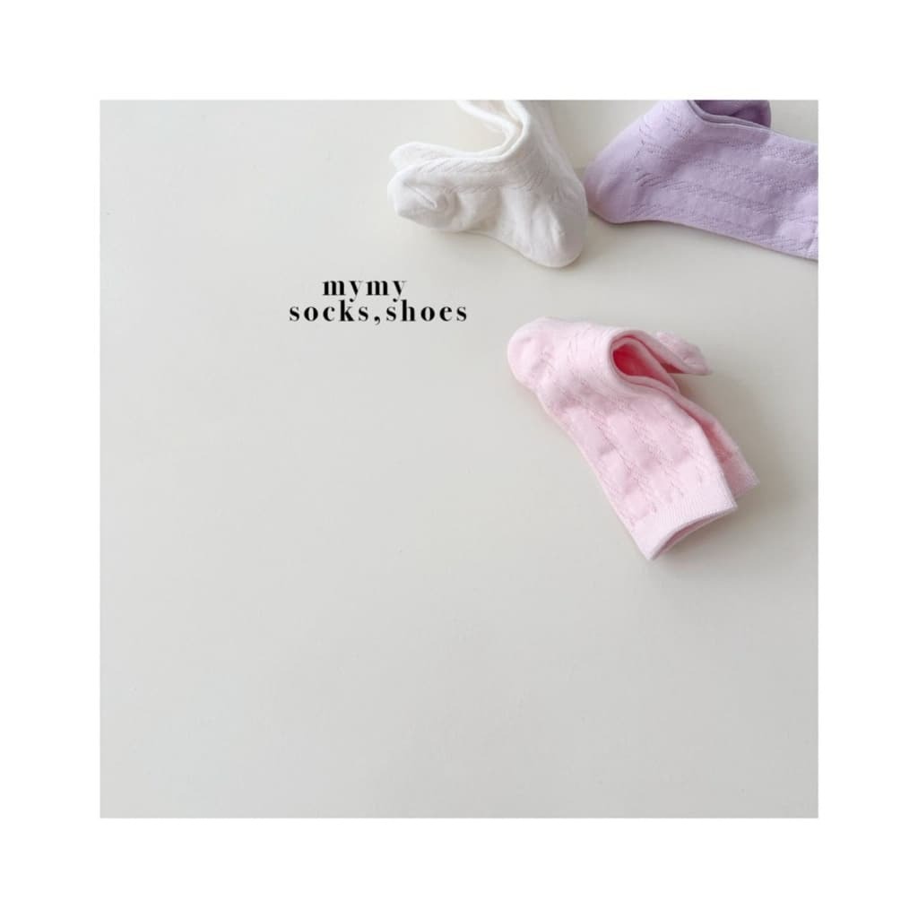 正韓夏Mysocks  粉嫩色系襪