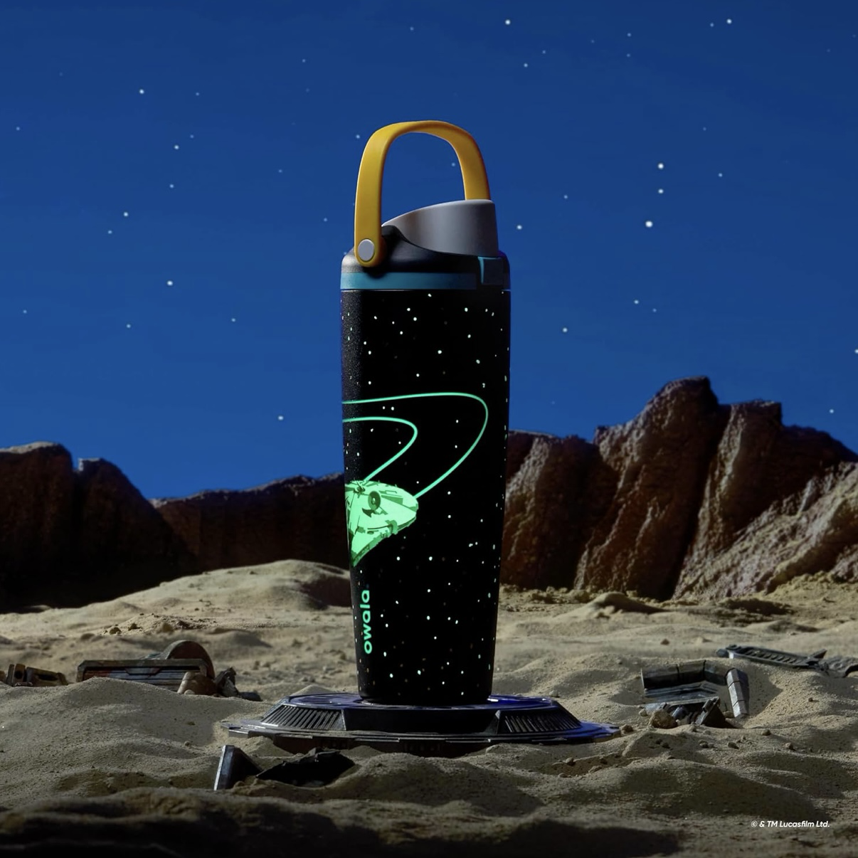 Owala x Star Wars FreeSip Sway 30oz 星際大戰 聯名款 保冷杯 水壺 尤達寶寶 黑武士 夜光宇宙飛船