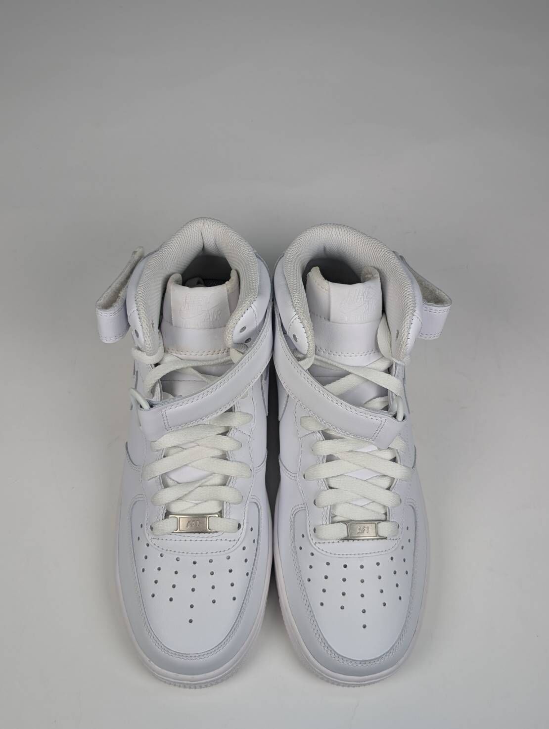微瑕疵-左右鞋舌泛黃、中底色差&右腳鞋口內泛黃 CW2289-111/8 Nike Air Force 1 中筒鞋 白 男鞋