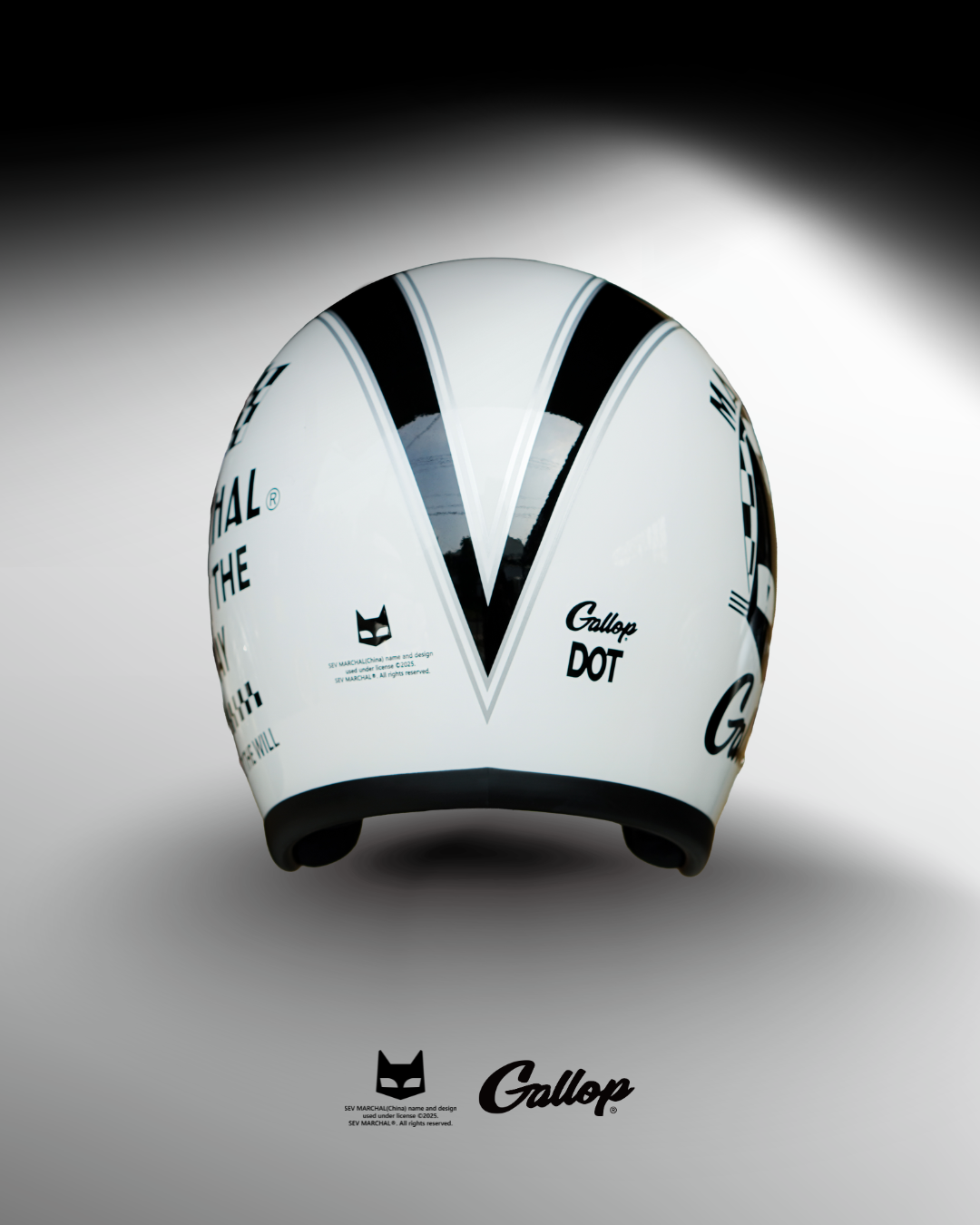 SEV MARCHAL × GALLOP 3/4 復古安全帽