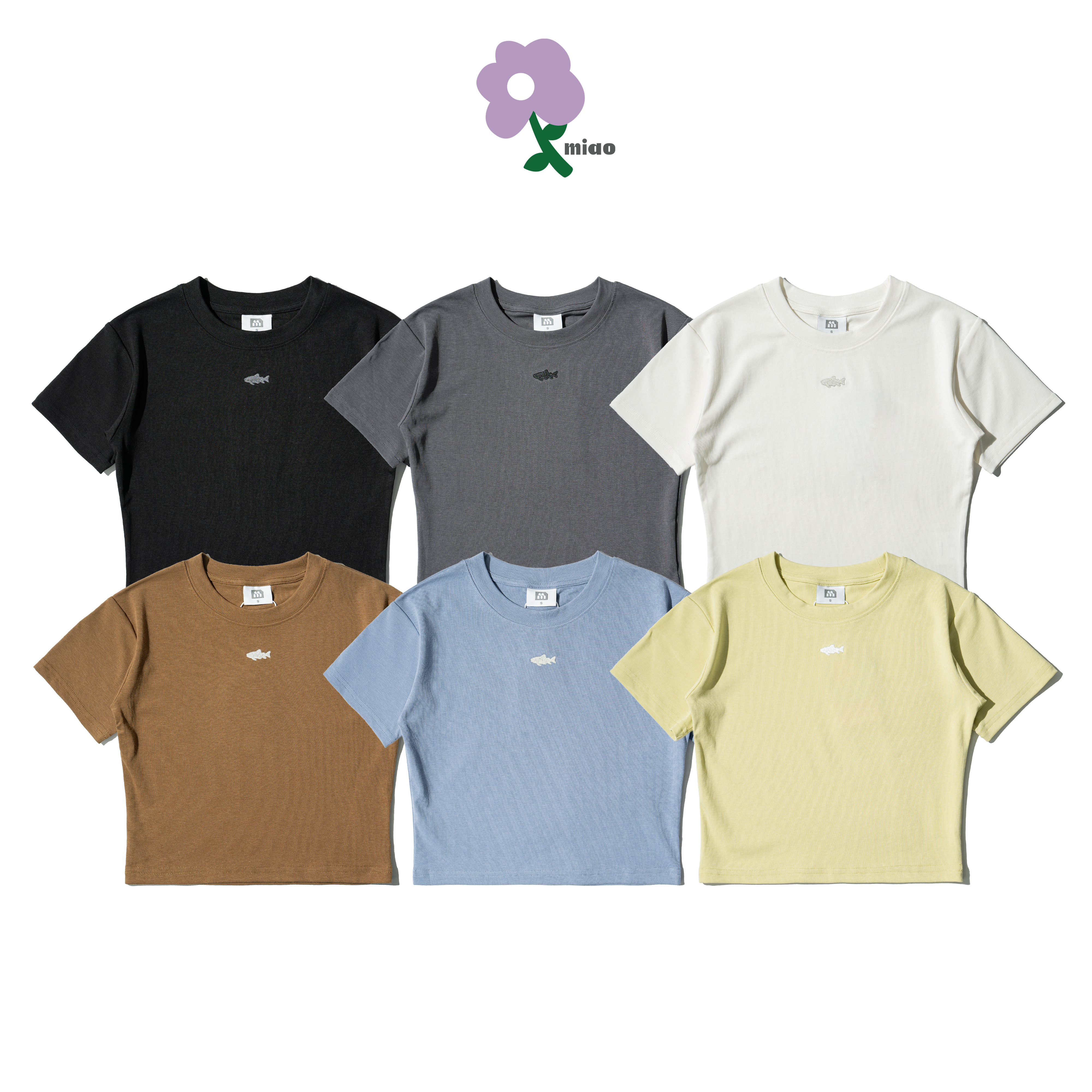 AGILITY MIAO Rib Top / Shadow  女裝 貼身 魚影上衣 [M-T1S]