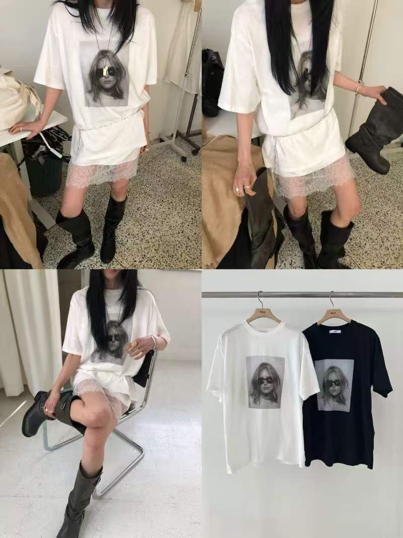 GK6230 歐美墨鏡女生寬鬆Tee