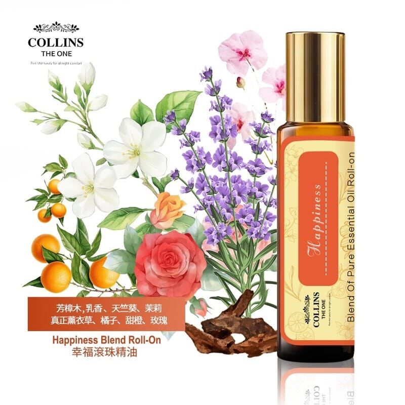 Collins 純天然植物滾珠精油 (10ml) 幸福 (Happiness Blend Roll-On)