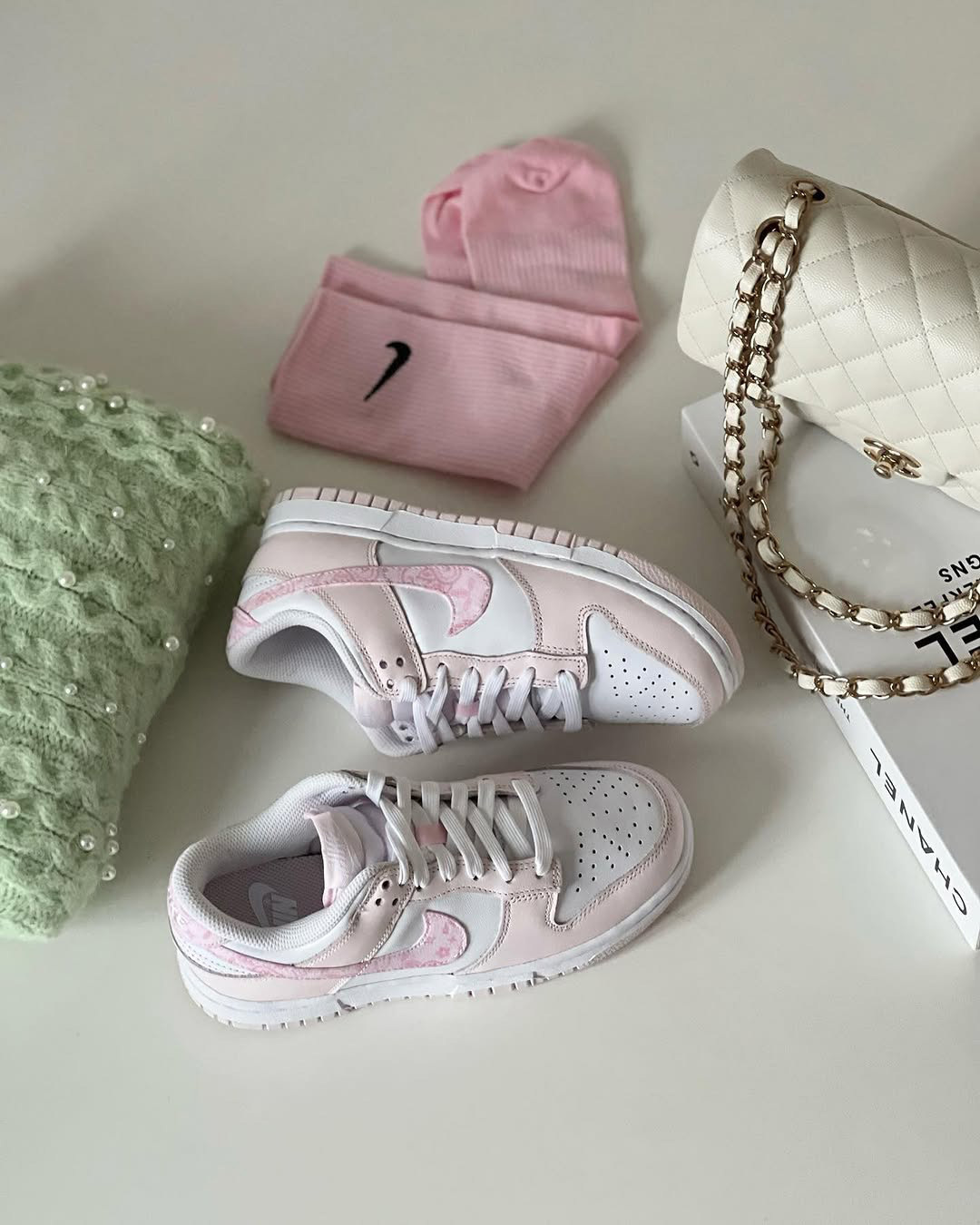 NIKE DUNK LOW "Pink Paisley" 粉色 櫻花粉 變形蟲 腰果花 女鞋 FD1449-100 / 調貨