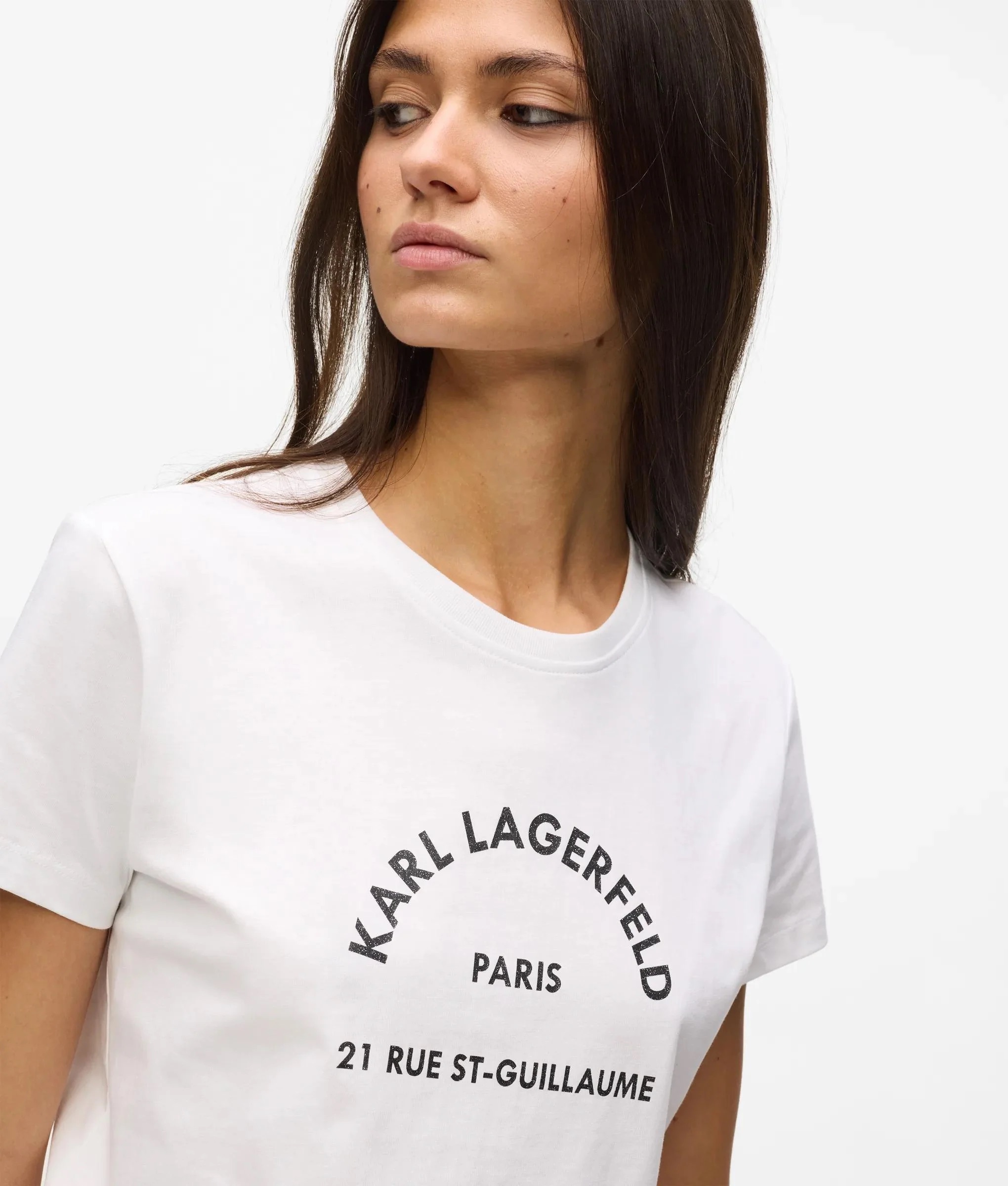 KARL LAGERFELD  字母短袖（白）
